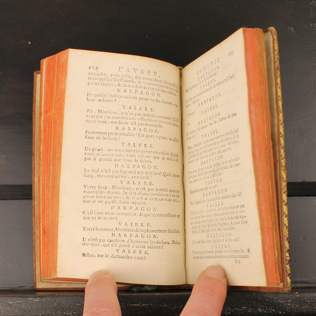 Works of Molière, Volume V - Paris 1784 - At the Widow David's