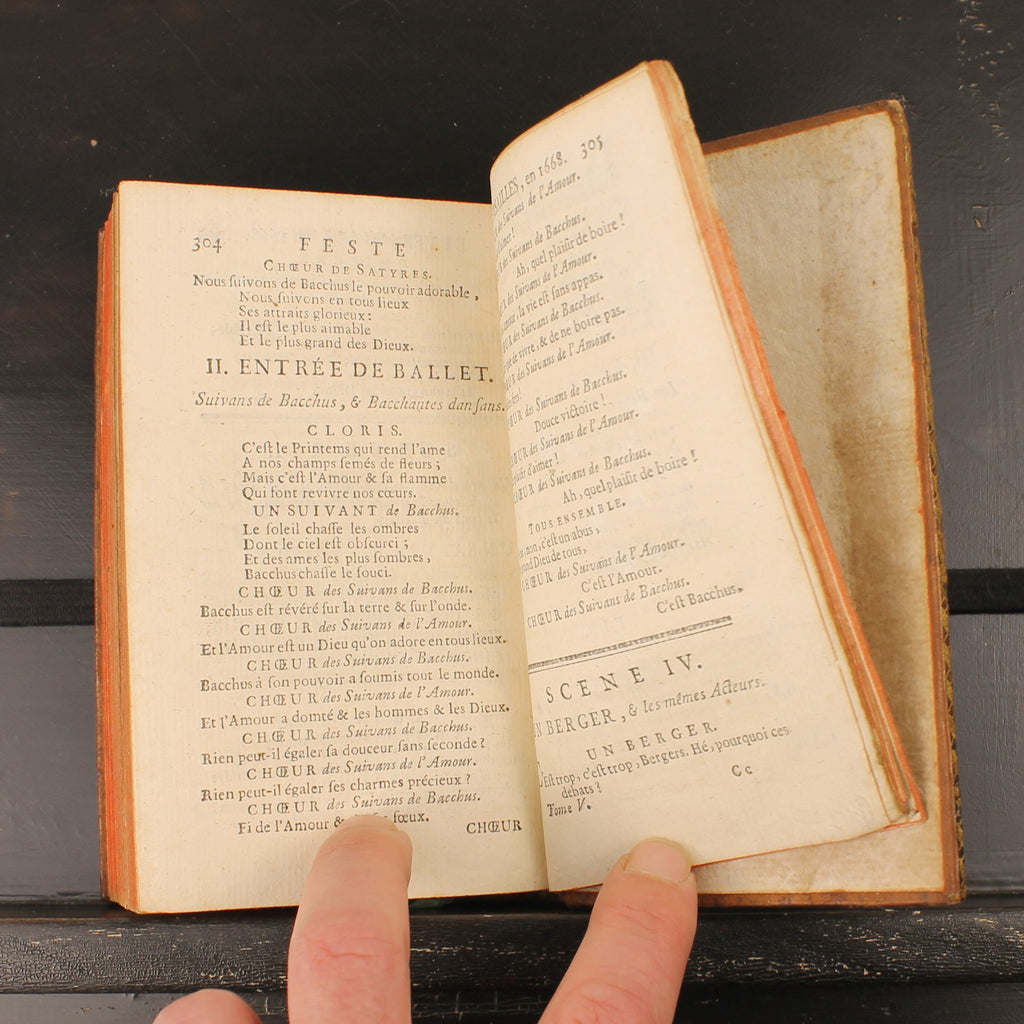 Works of Molière, Volume V - Paris 1784 - At the Widow David's