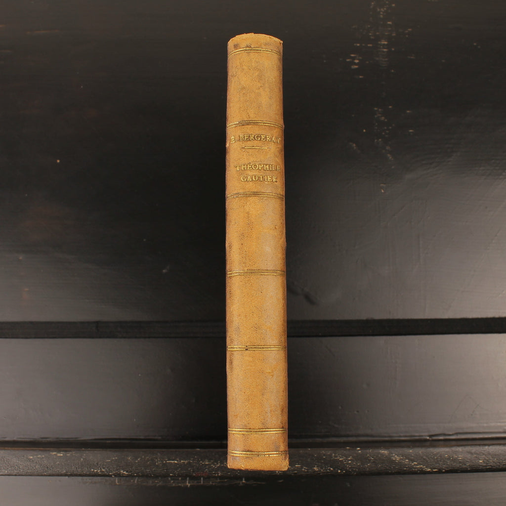 Théophile Gautier - Émile Bergerat - Édition originale de 1879 avec une eau-forte originale de Félix Bracquemond