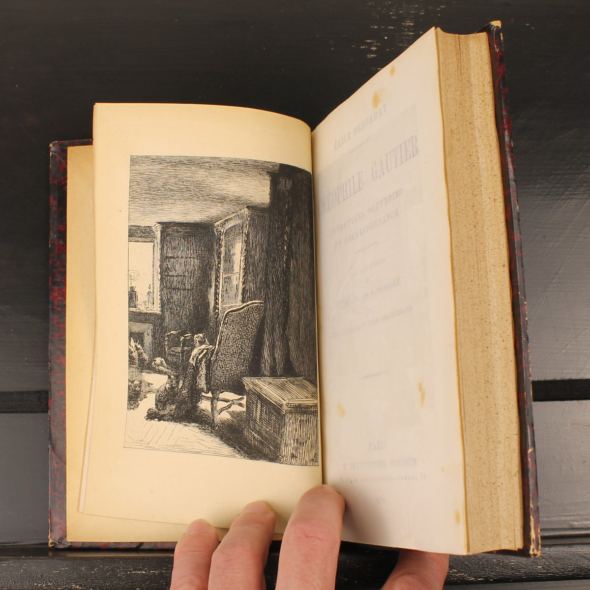 Théophile Gautier - Émile Bergerat - Édition originale de 1879 avec une eau-forte originale de Félix Bracquemond