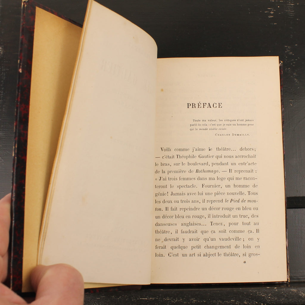 Théophile Gautier - Émile Bergerat - Édition originale de 1879 avec une eau-forte originale de Félix Bracquemond