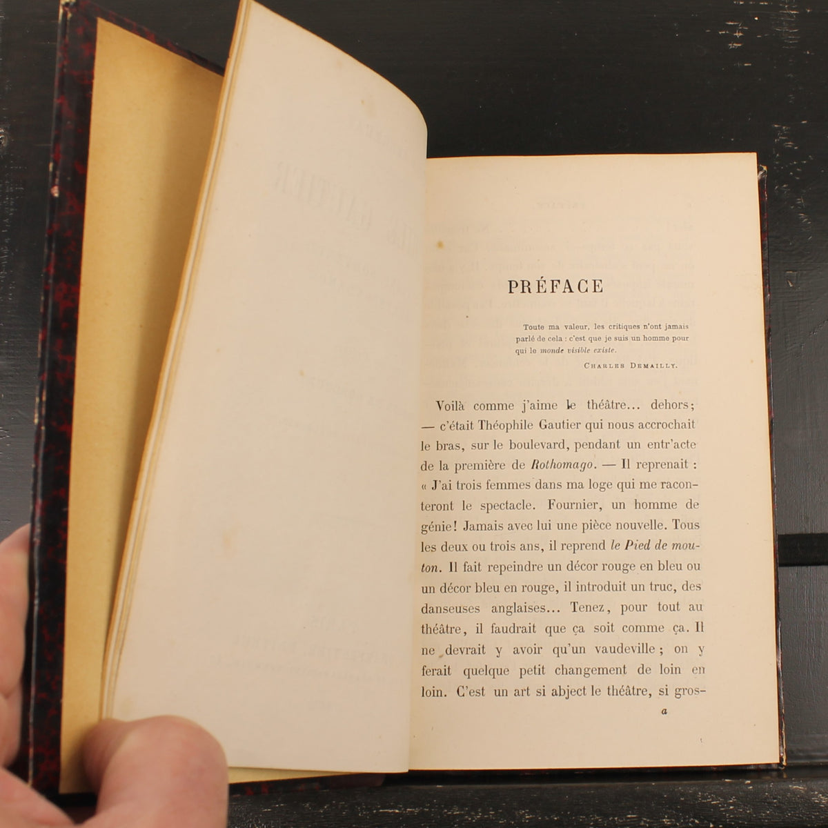 Théophile Gautier - Émile Bergerat - Édition originale de 1879 avec une eau-forte originale de Félix Bracquemond