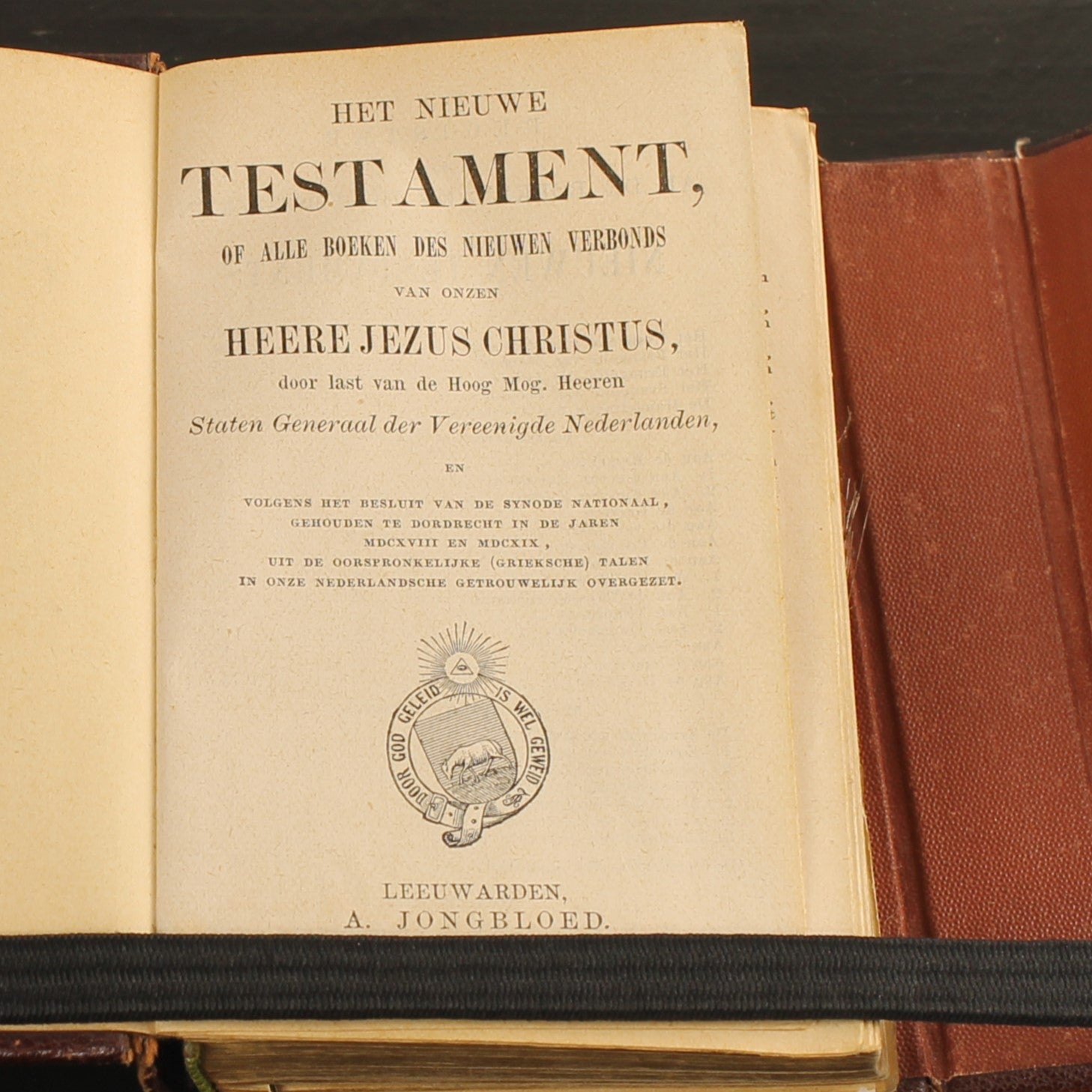 Nieuw Testament - Zakbijbel - A. Jongbloed, Leeuwarden ca. 1911