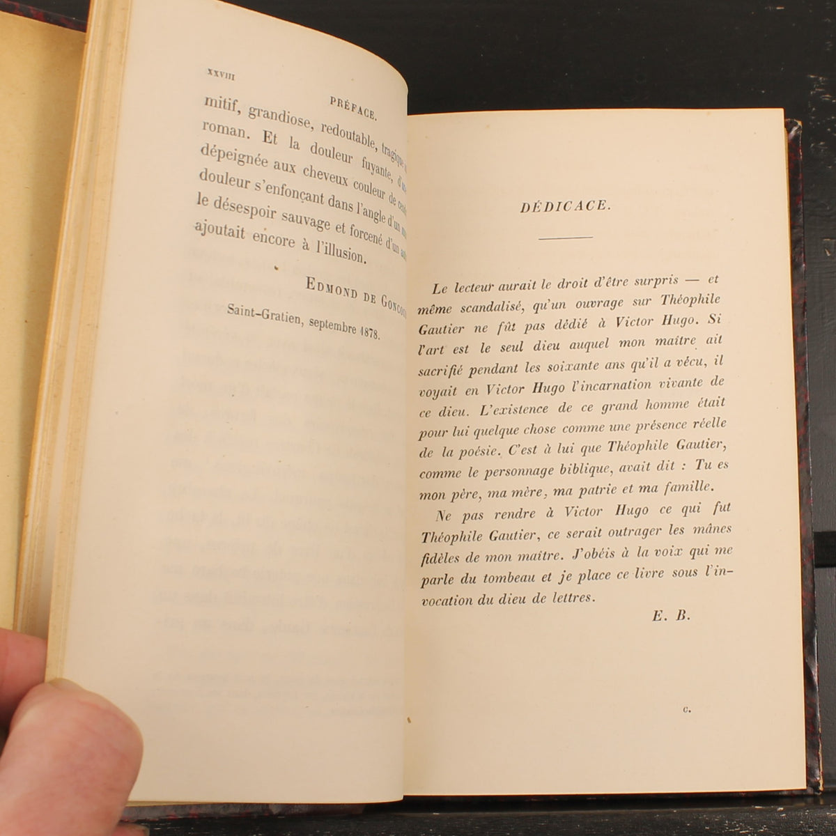 Théophile Gautier - Émile Bergerat - Édition originale de 1879 avec une eau-forte originale de Félix Bracquemond