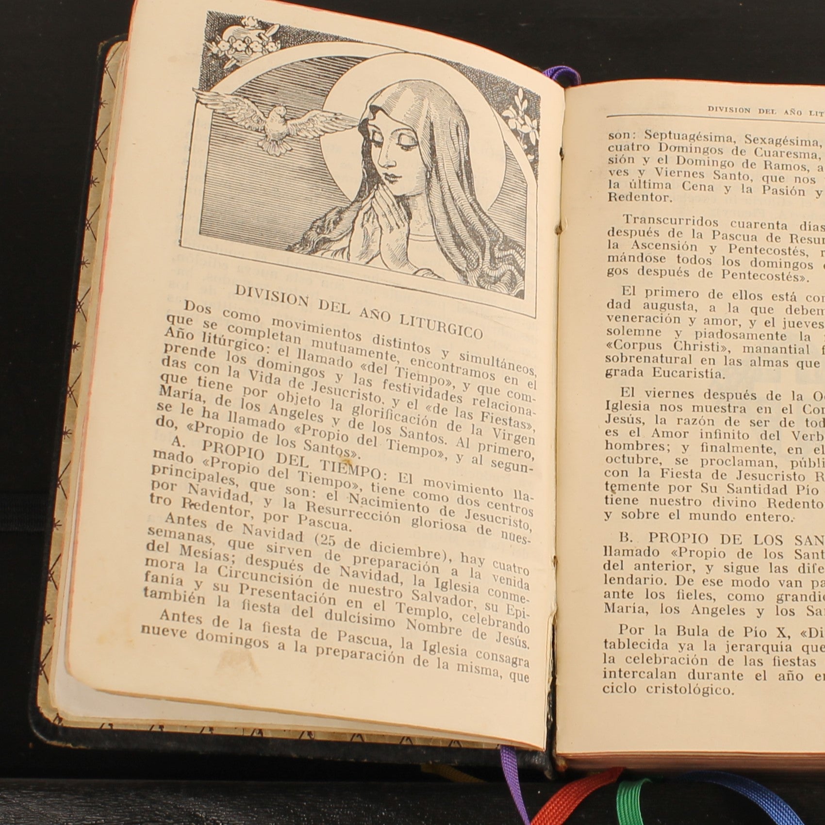 Misal Completo para los Fieles - Spaans Missaal 1958 Valencia - Leren Band met Goudsnede