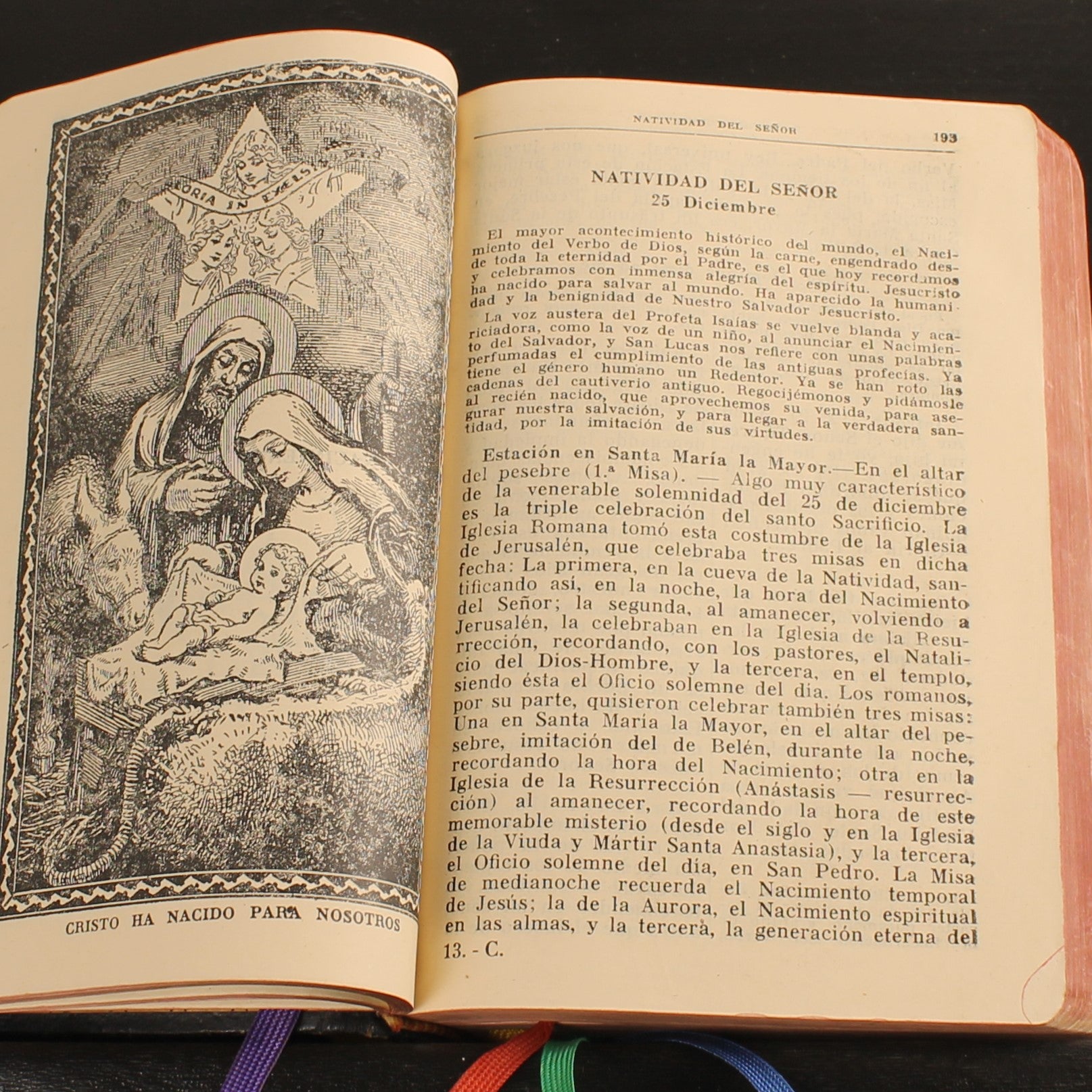 Misal Completo para los Fieles - Spaans Missaal 1958 Valencia - Leren Band met Goudsnede