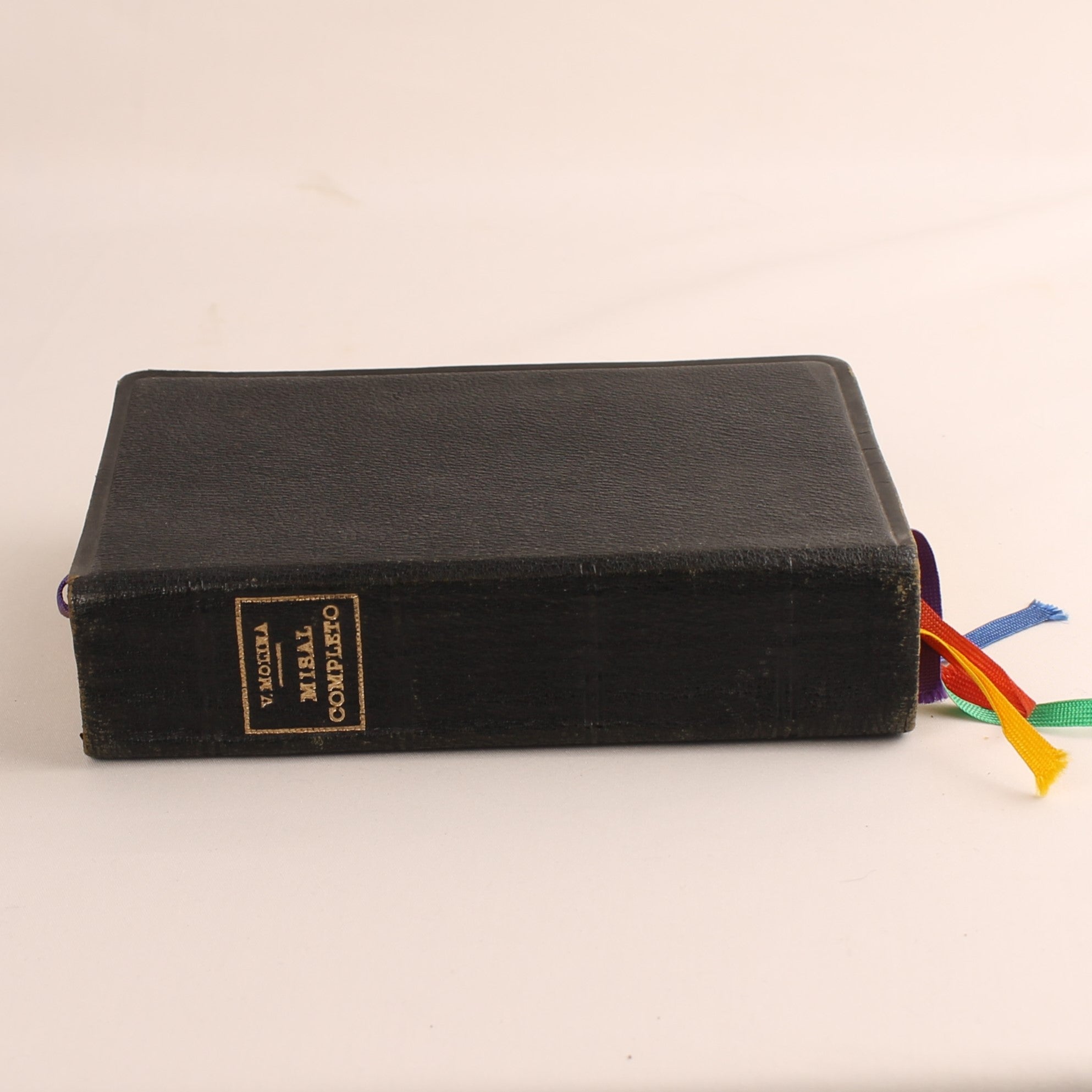 Misal Completo para los Fieles - Spaans Missaal 1958 Valencia - Leren Band met Goudsnede