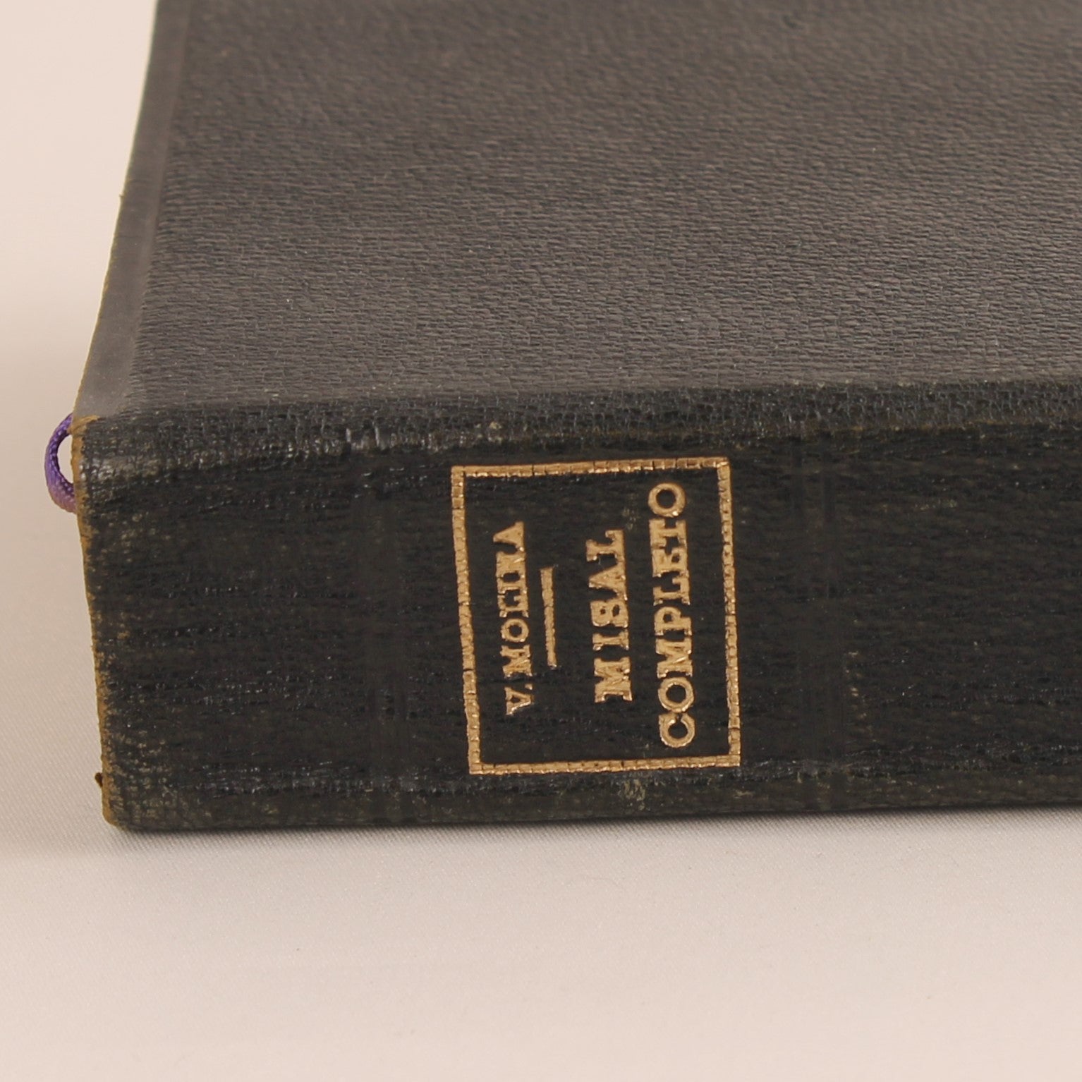 Misal Completo para los Fieles - Spaans Missaal 1958 Valencia - Leren Band met Goudsnede