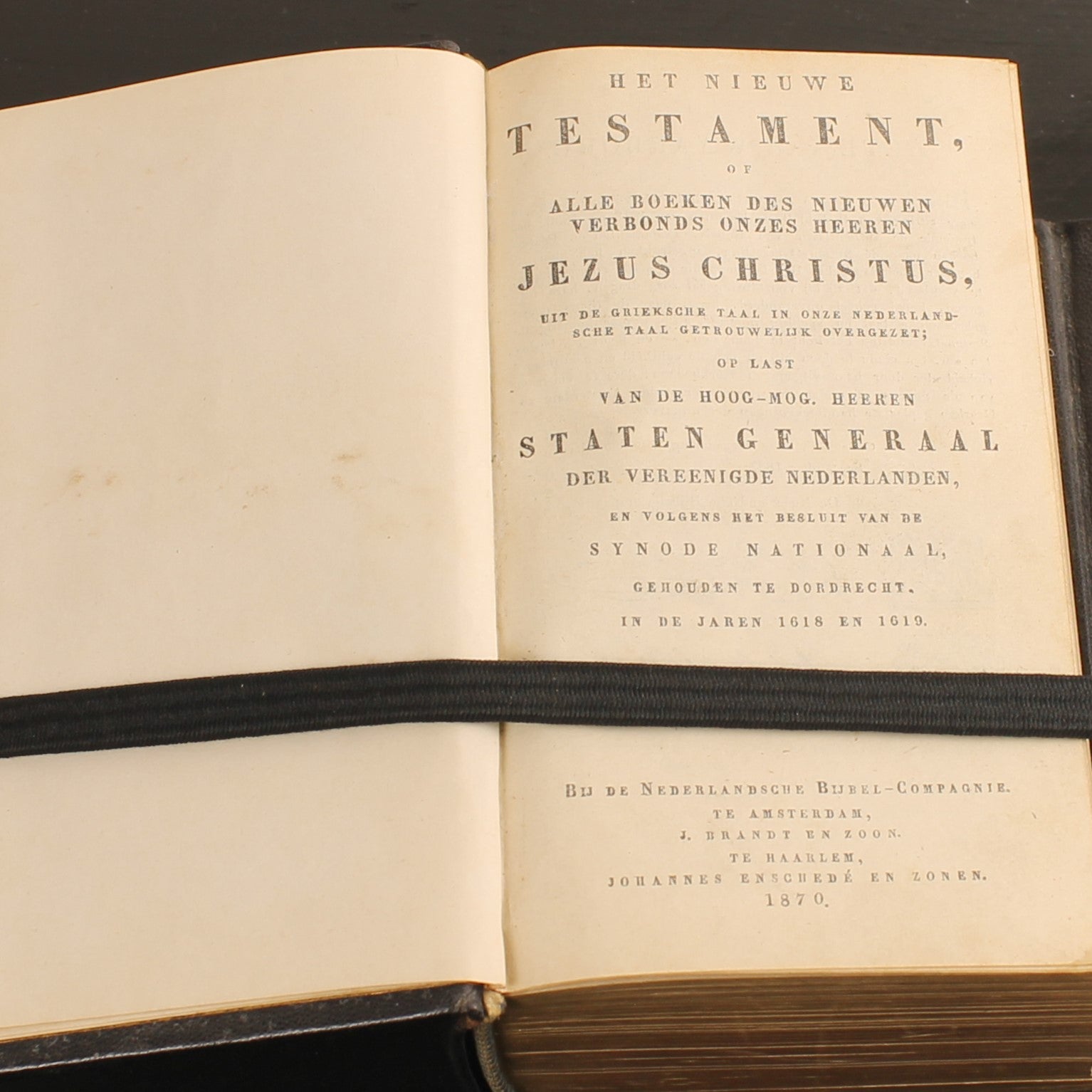 Het Nieuwe Testament & Psalmen (Statenvertaling) - Nederlandsche Bijbel-Compagnie 1870