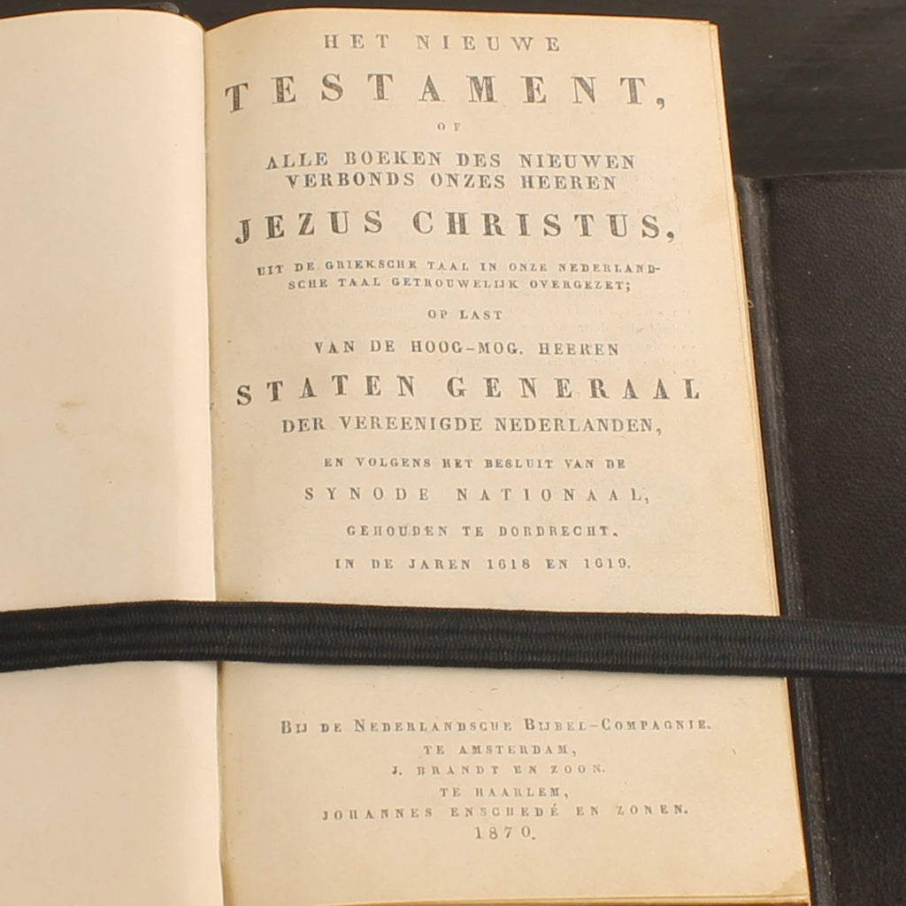 Statenbijbel 1870 - The New Testament & Psalms - Nederlandsche Bijbel-Compagnie
