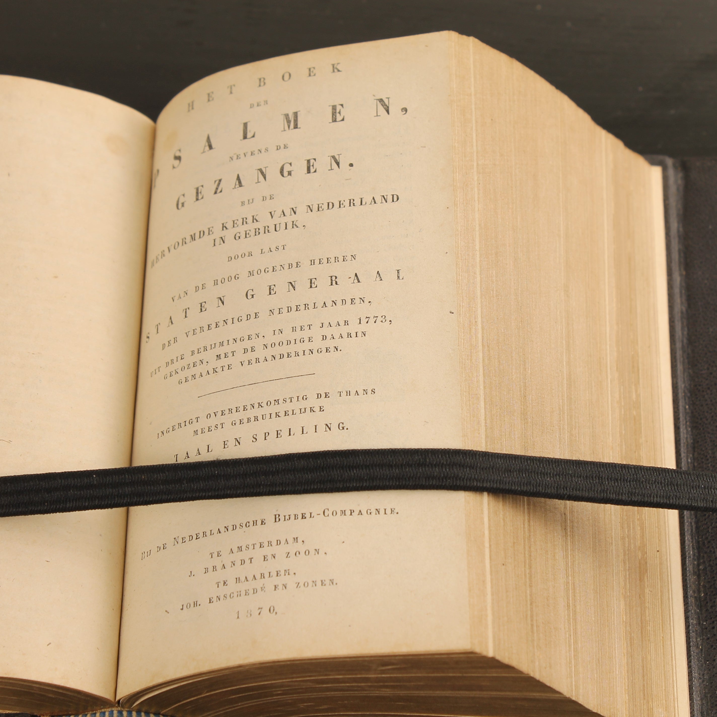 Statenbijbel 1870 - The New Testament & Psalms - Nederlandsche Bijbel-Compagnie