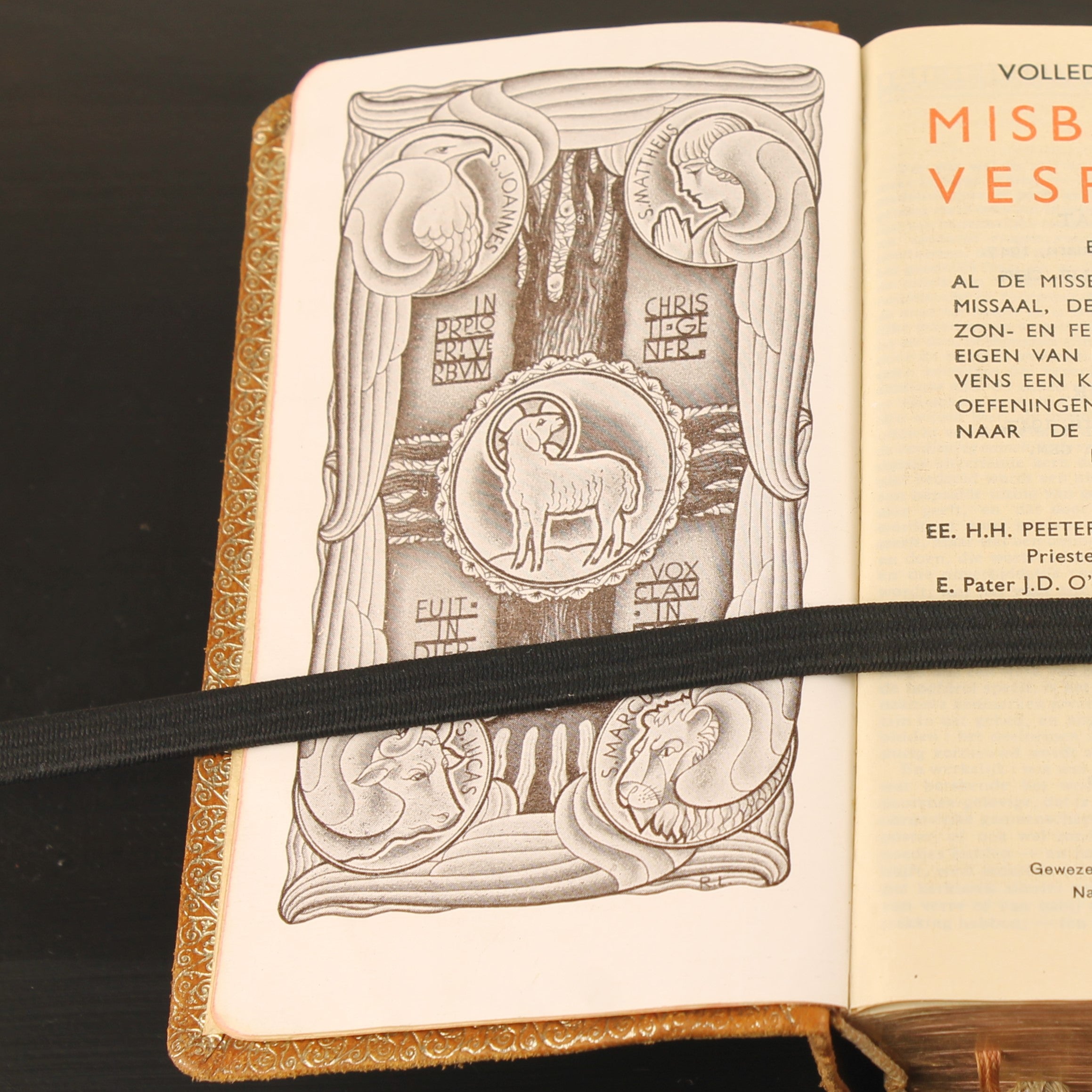Volledig Dagelijks Misboek & Vesperale (1947) – Turnhout – Leren Band met Goudsnede – Pre-Vaticanum II