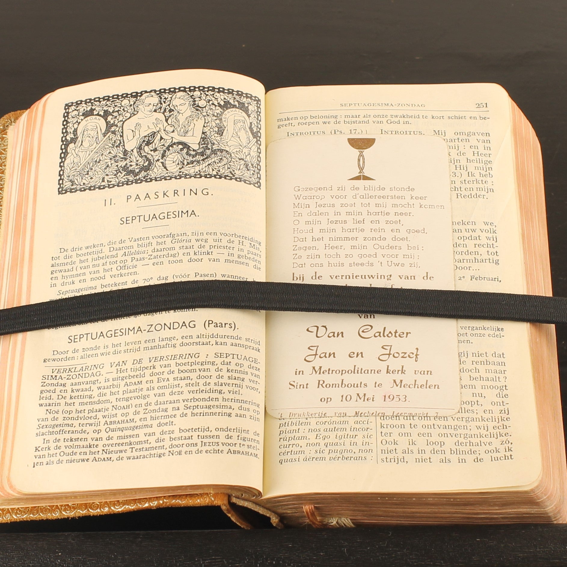 Volledig Dagelijks Misboek & Vesperale (1947) – Turnhout – Leren Band met Goudsnede – Pre-Vaticanum II