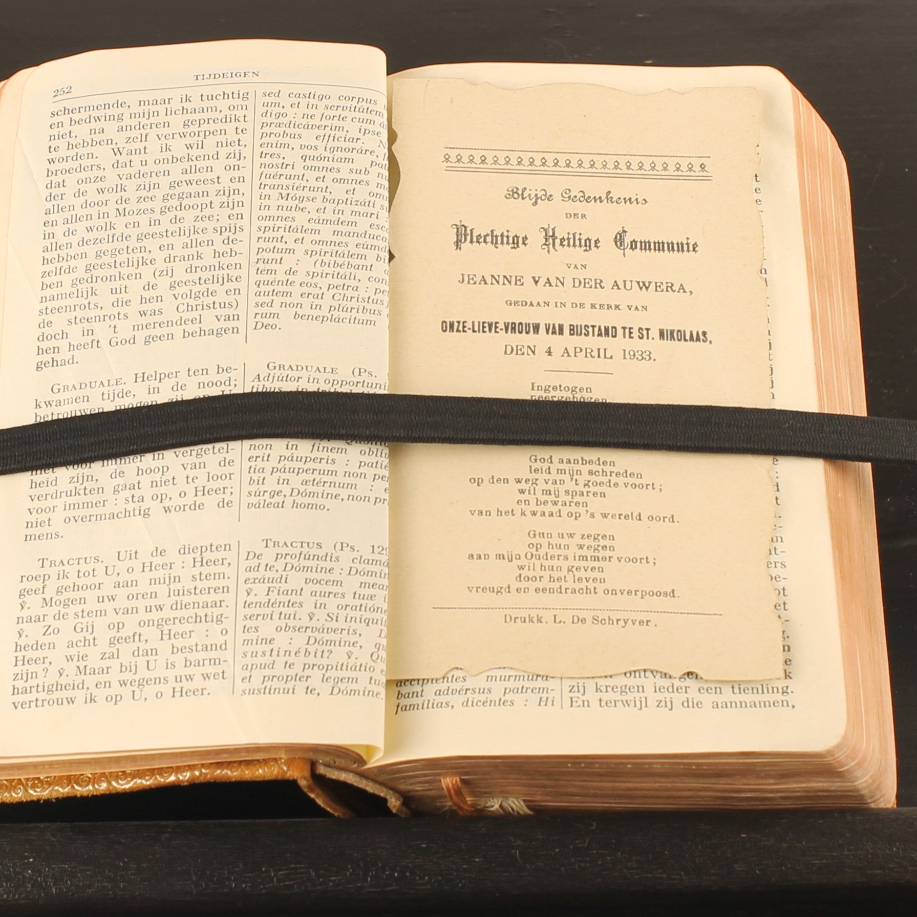 Volledig Dagelijks Misboek & Vesperale (1947) – Turnhout – Leren Band met Goudsnede – Pre-Vaticanum II