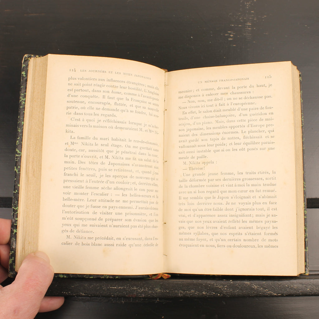 Japanese Days and Nights - André Bellessort - Antique French travel book about Japan from 1906