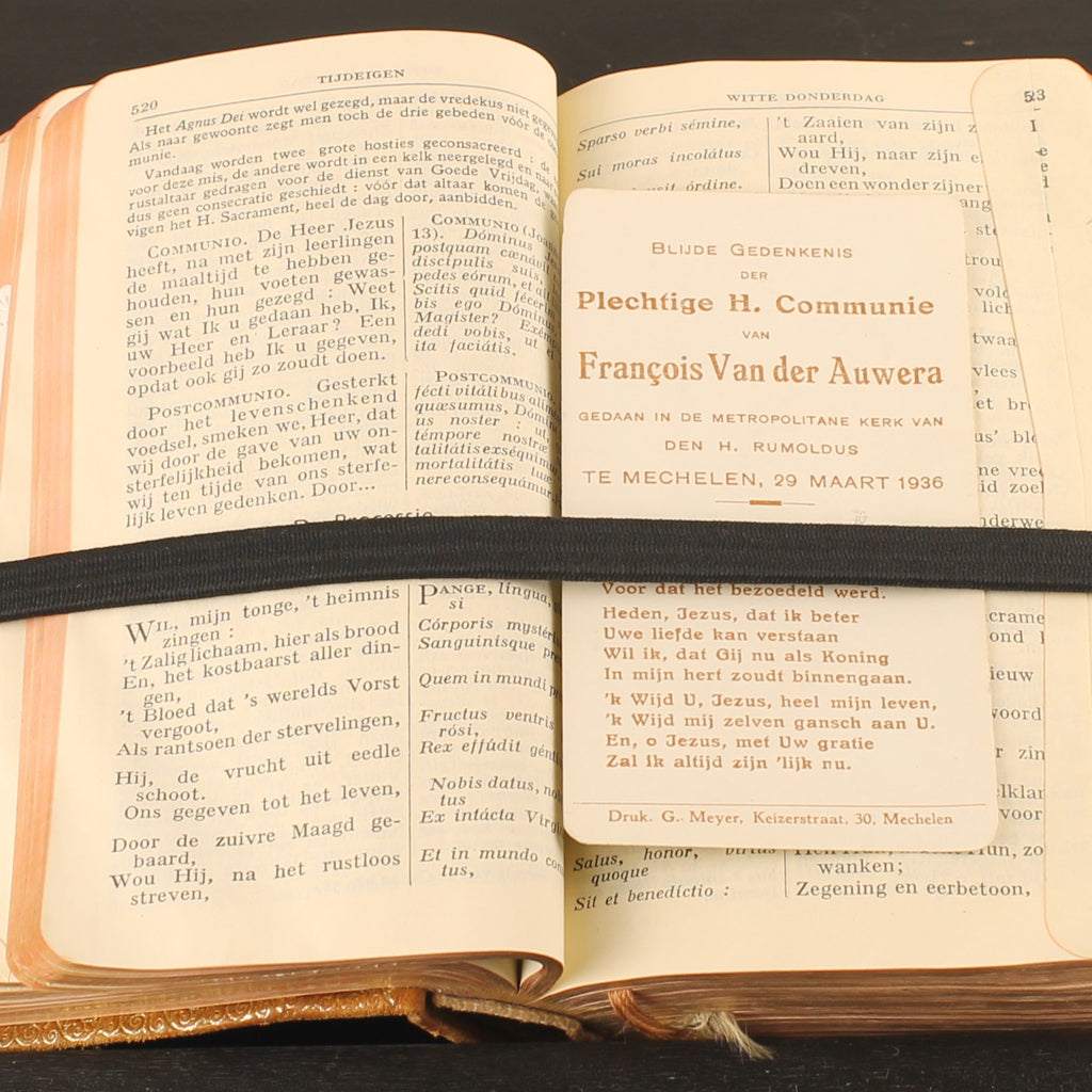 Volledig Dagelijks Misboek & Vesperale (1947) – Turnhout – Leren Band met Goudsnede – Pre-Vaticanum II