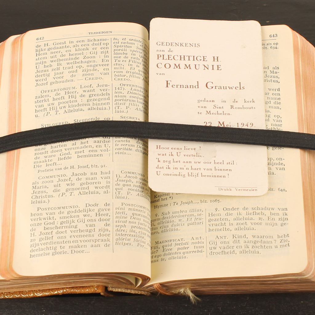 Volledig Dagelijks Misboek & Vesperale (1947) – Turnhout – Leren Band met Goudsnede – Pre-Vaticanum II