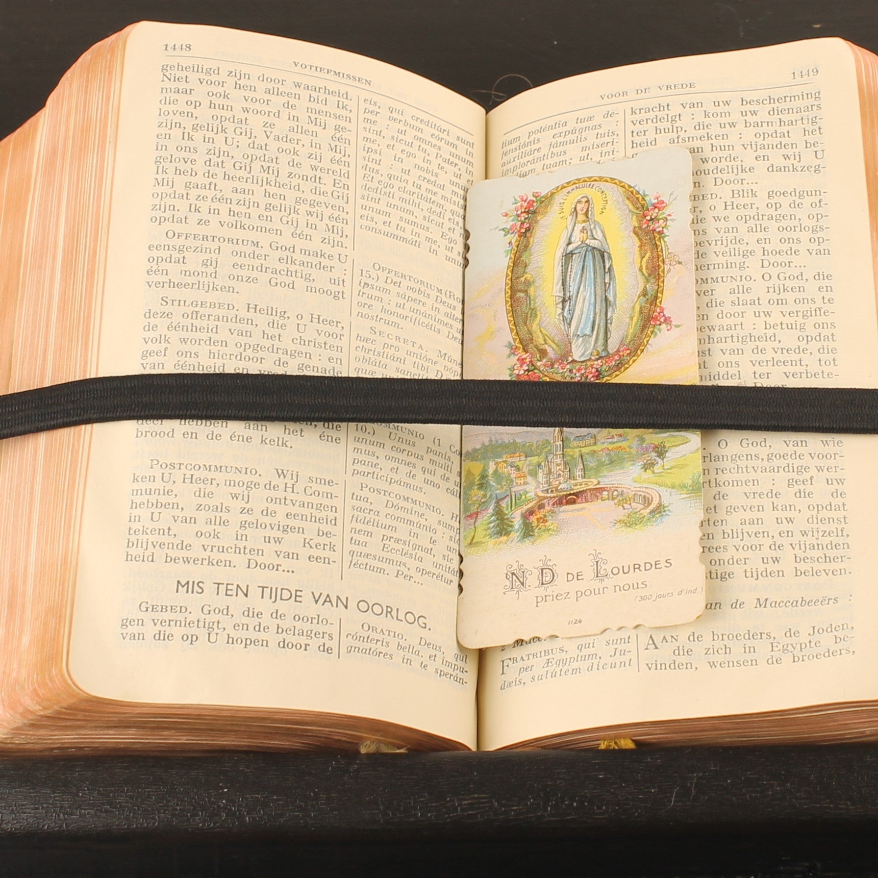 Volledig Dagelijks Misboek & Vesperale (1947) – Turnhout – Leren Band met Goudsnede – Pre-Vaticanum II