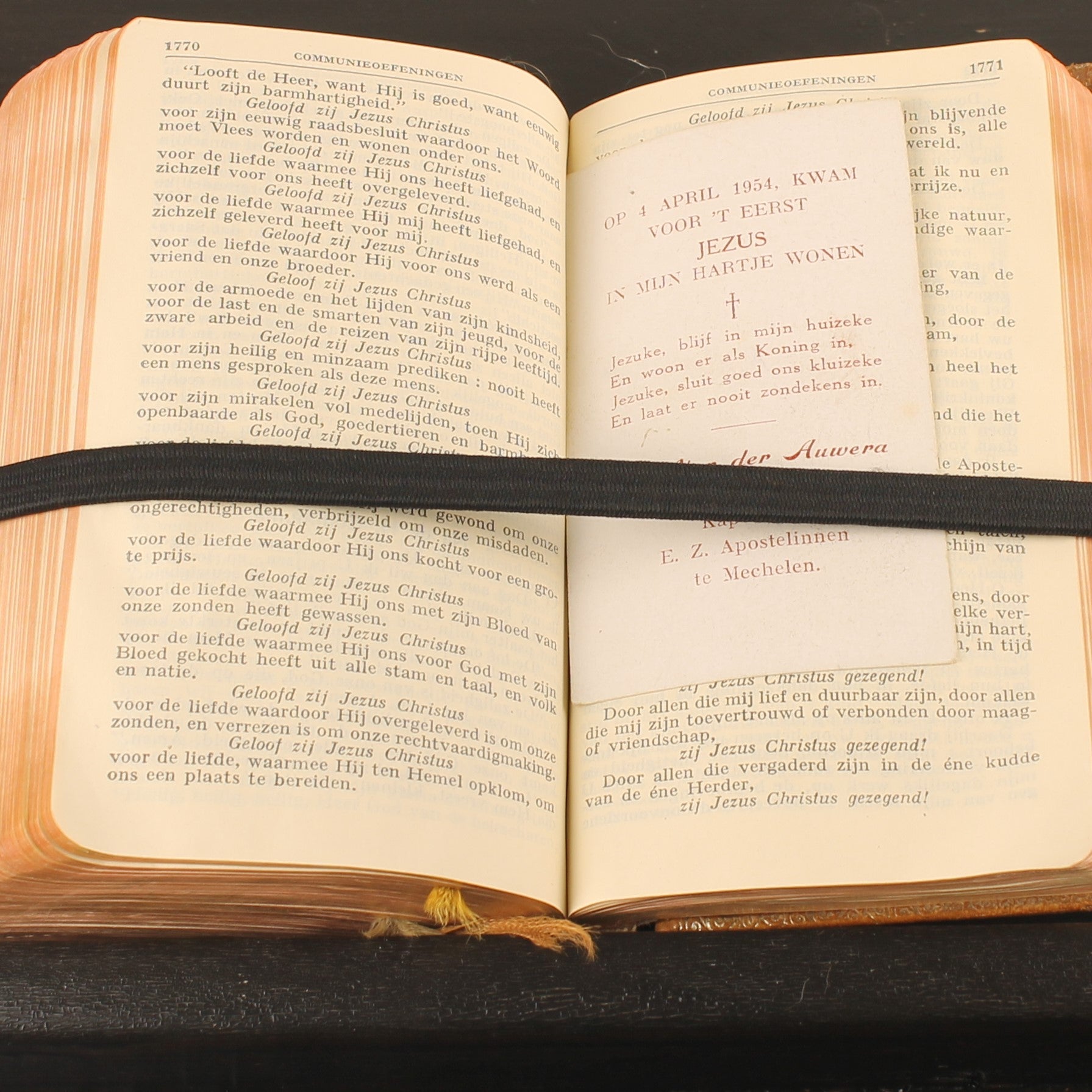 Volledig Dagelijks Misboek & Vesperale (1947) – Turnhout – Leren Band met Goudsnede – Pre-Vaticanum II