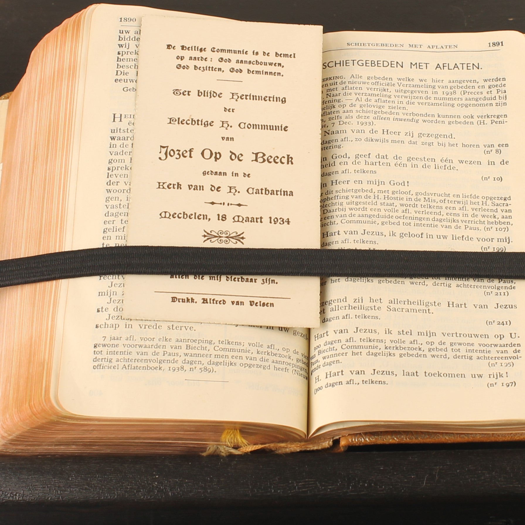 Volledig Dagelijks Misboek & Vesperale (1947) – Turnhout – Leren Band met Goudsnede – Pre-Vaticanum II