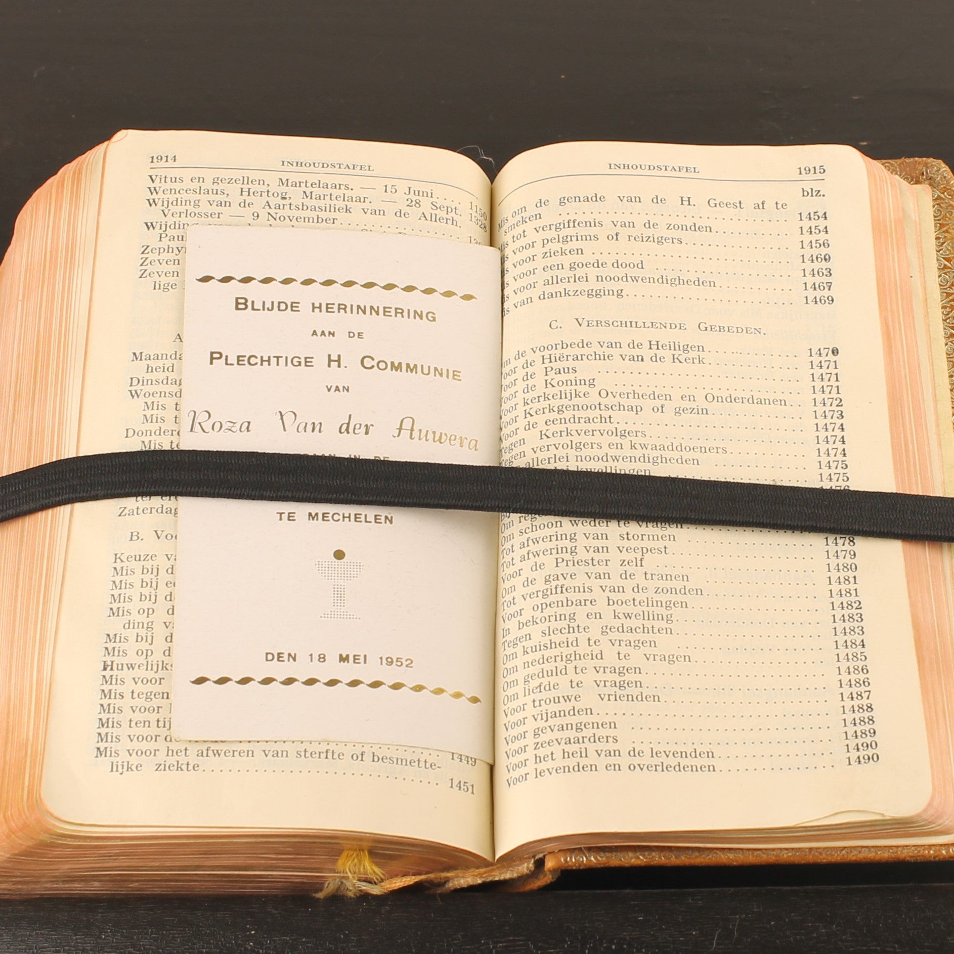 Volledig Dagelijks Misboek & Vesperale (1947) – Turnhout – Leren Band met Goudsnede – Pre-Vaticanum II