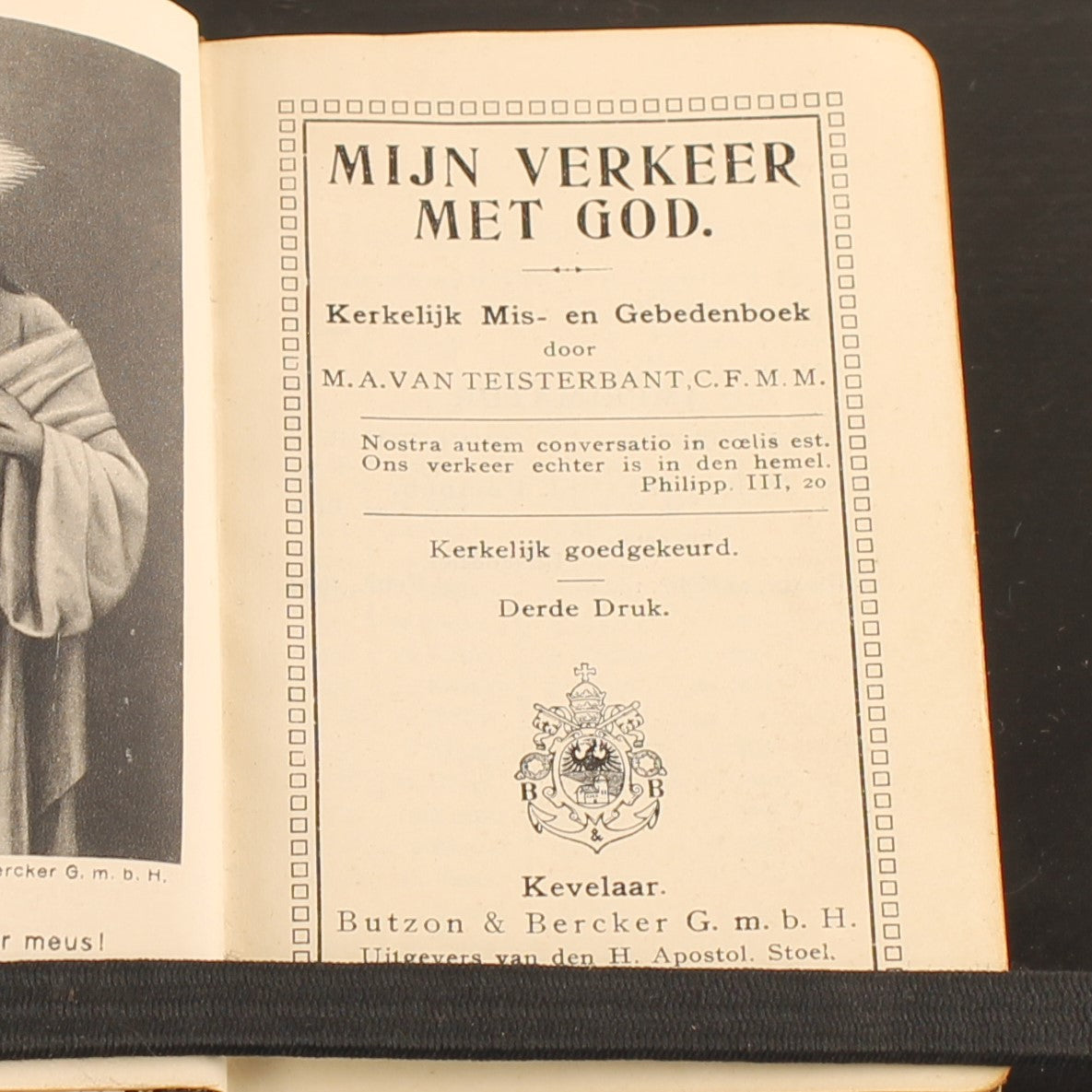 Mijn Verkeer met God (ca. 1925) – Nederlands Katholiek Mis- en Gebedenboek – Kevelaer