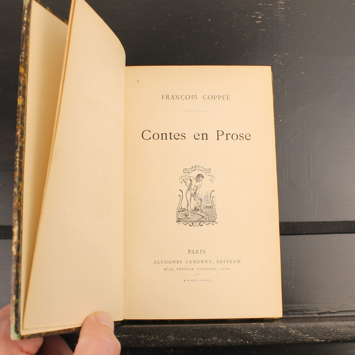 Contes en Prose - François Coppée - Alphonse Lemerre, Parijs 1882