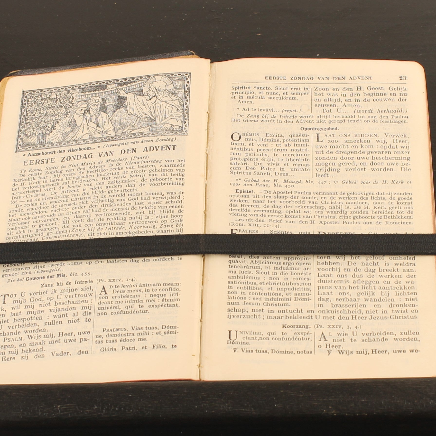 Zondagsmissaal met Vespers (ca. 1925) – Abdij Keizersberg Leuven – Vintage Liturgisch Boek