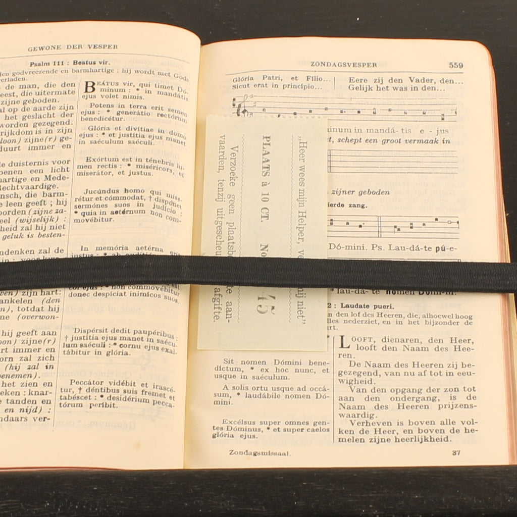 Zondagsmissaal met Vespers (ca. 1925) – Abdij Keizersberg Leuven – Vintage Liturgisch Boek