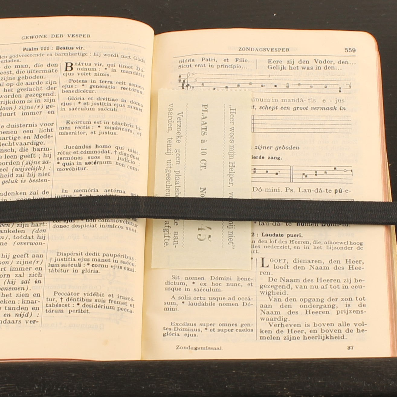 Zondagsmissaal met Vespers (ca. 1925) – Abdij Keizersberg Leuven – Vintage Liturgisch Boek