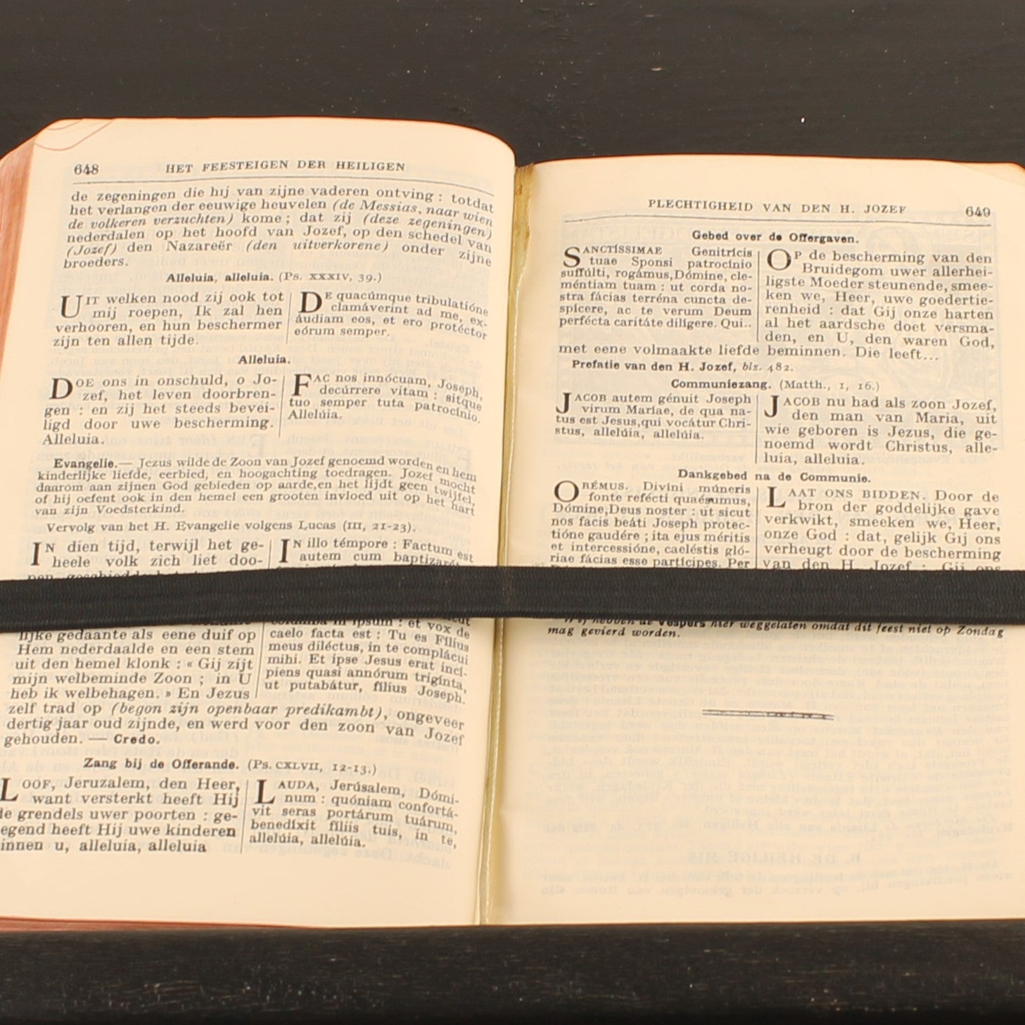 Zondagsmissaal met Vespers (ca. 1925) – Abdij Keizersberg Leuven – Vintage Liturgisch Boek