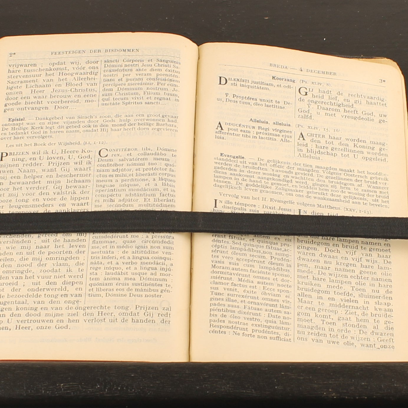Zondagsmissaal met Vespers (ca. 1925) – Abdij Keizersberg Leuven – Vintage Liturgisch Boek