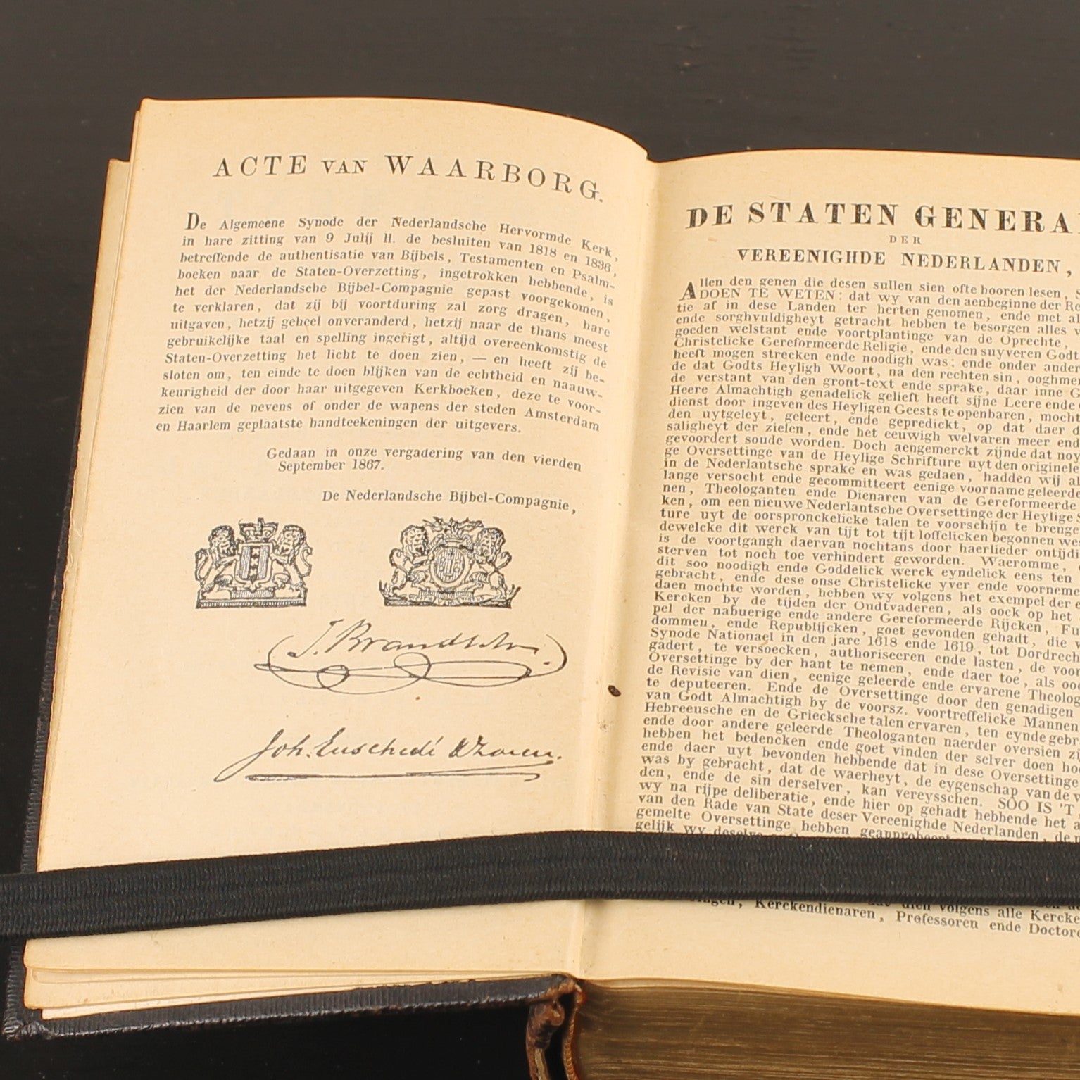 Le Nouveau Testament 1884 – Traduction autorisée – Ancienne Bible en cuir avec fermoir en métal