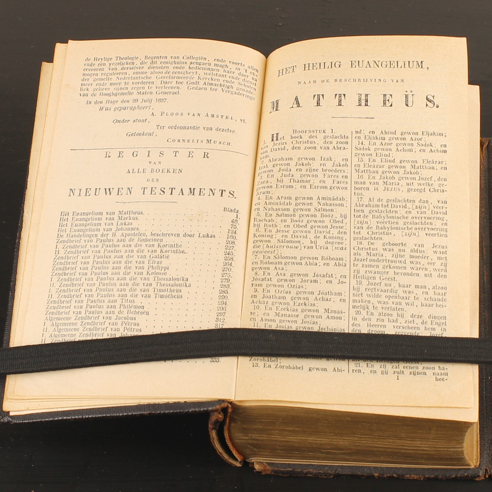 Le Nouveau Testament 1884 – Traduction autorisée – Ancienne Bible en cuir avec fermoir en métal
