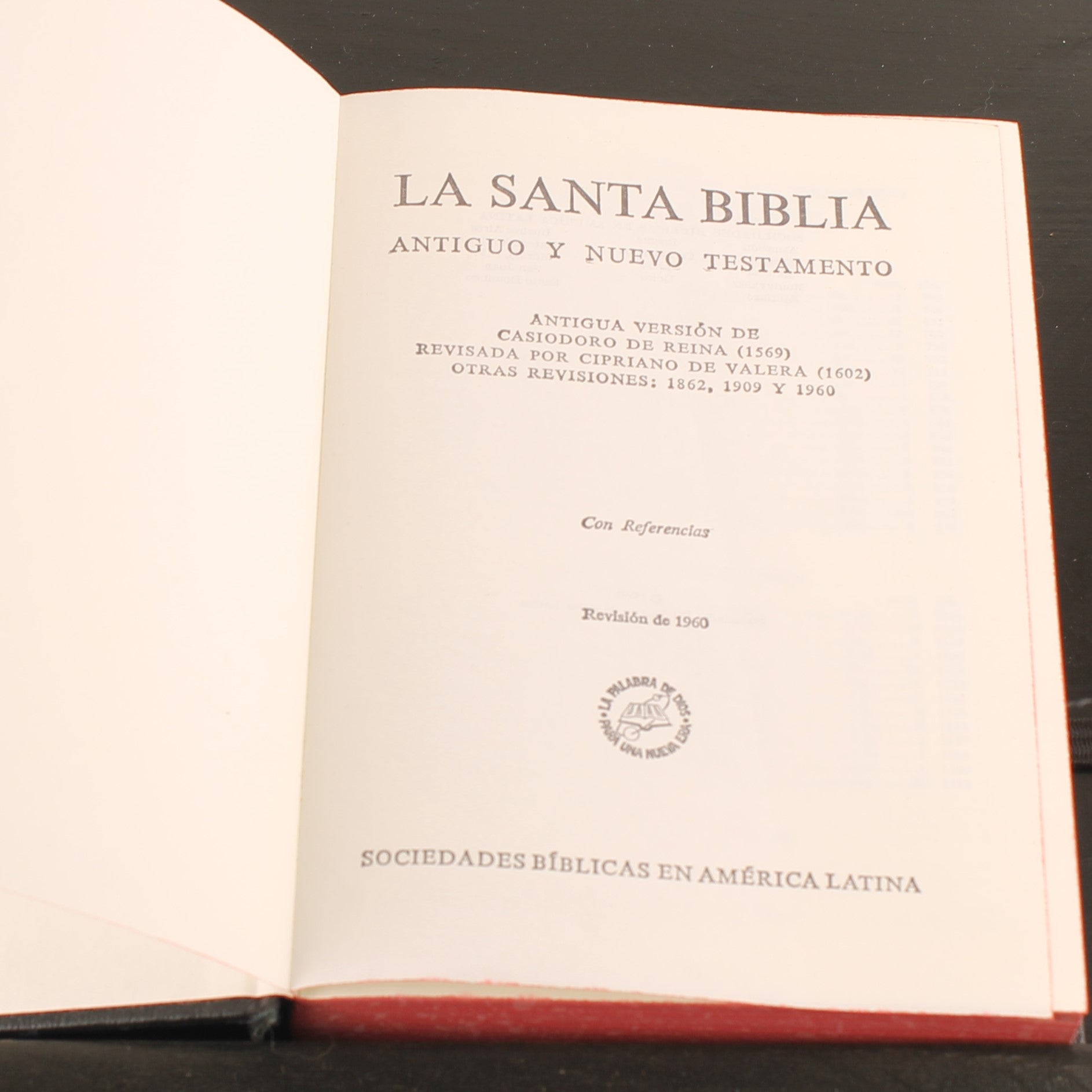 La Santa Biblia – Reina-Valera 1960 – Spaanse Bijbel – Vintage Editie ca. 1970