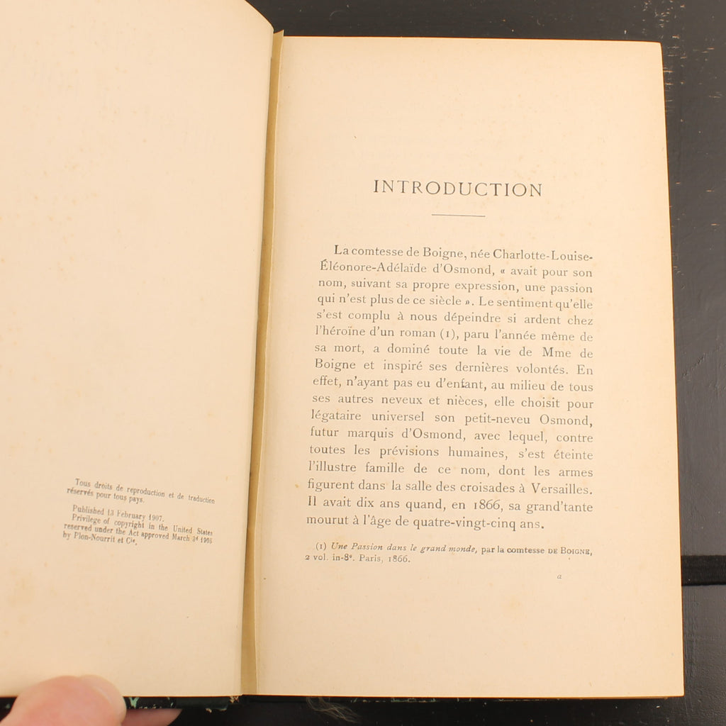Memoirs of the Comtesse de Boigne - Charles Nicoullaud - Volume 1 - Paris 1907