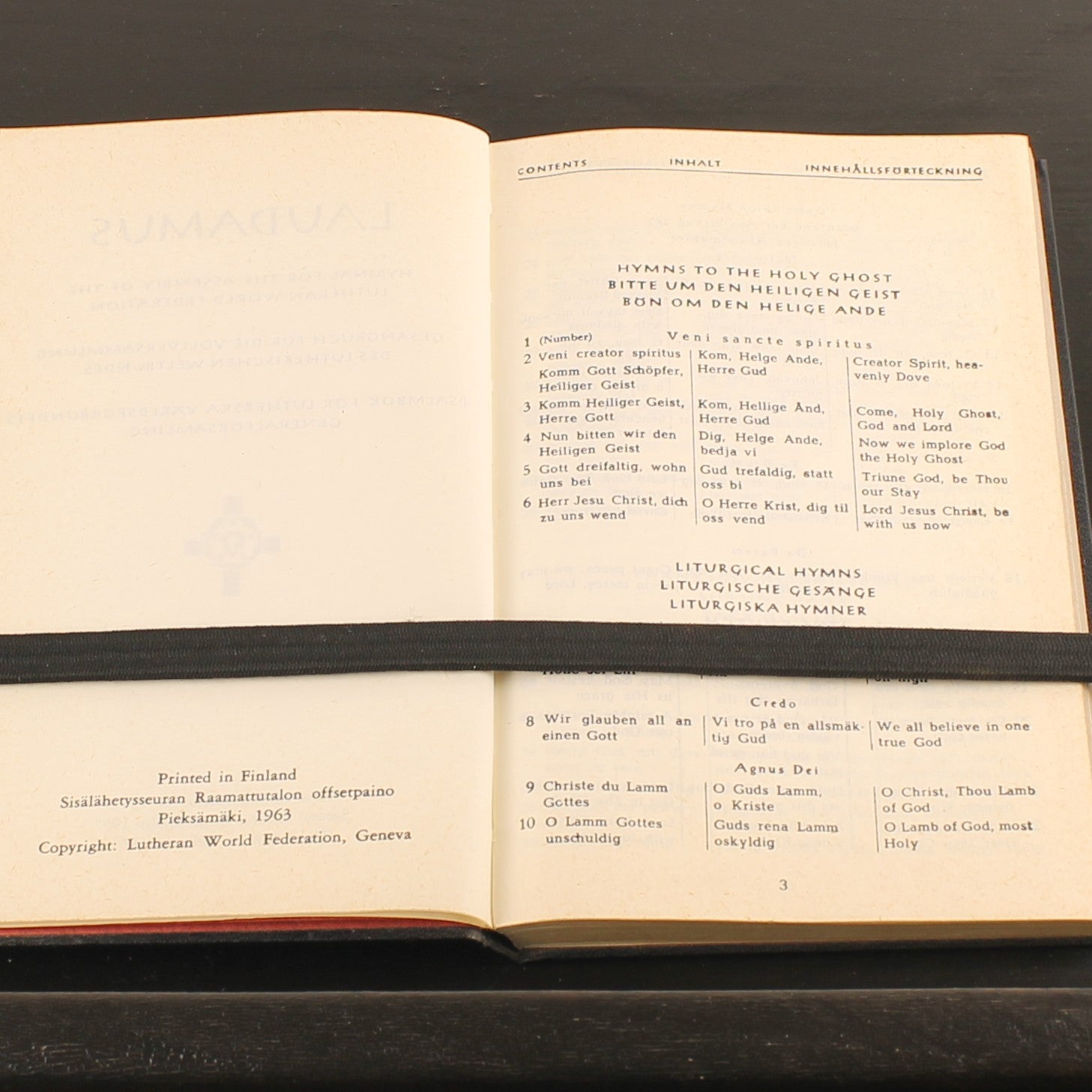 Laudamus (1963) – Lutheran World Federation Helsinki – Internationaal Congres Hymnarium