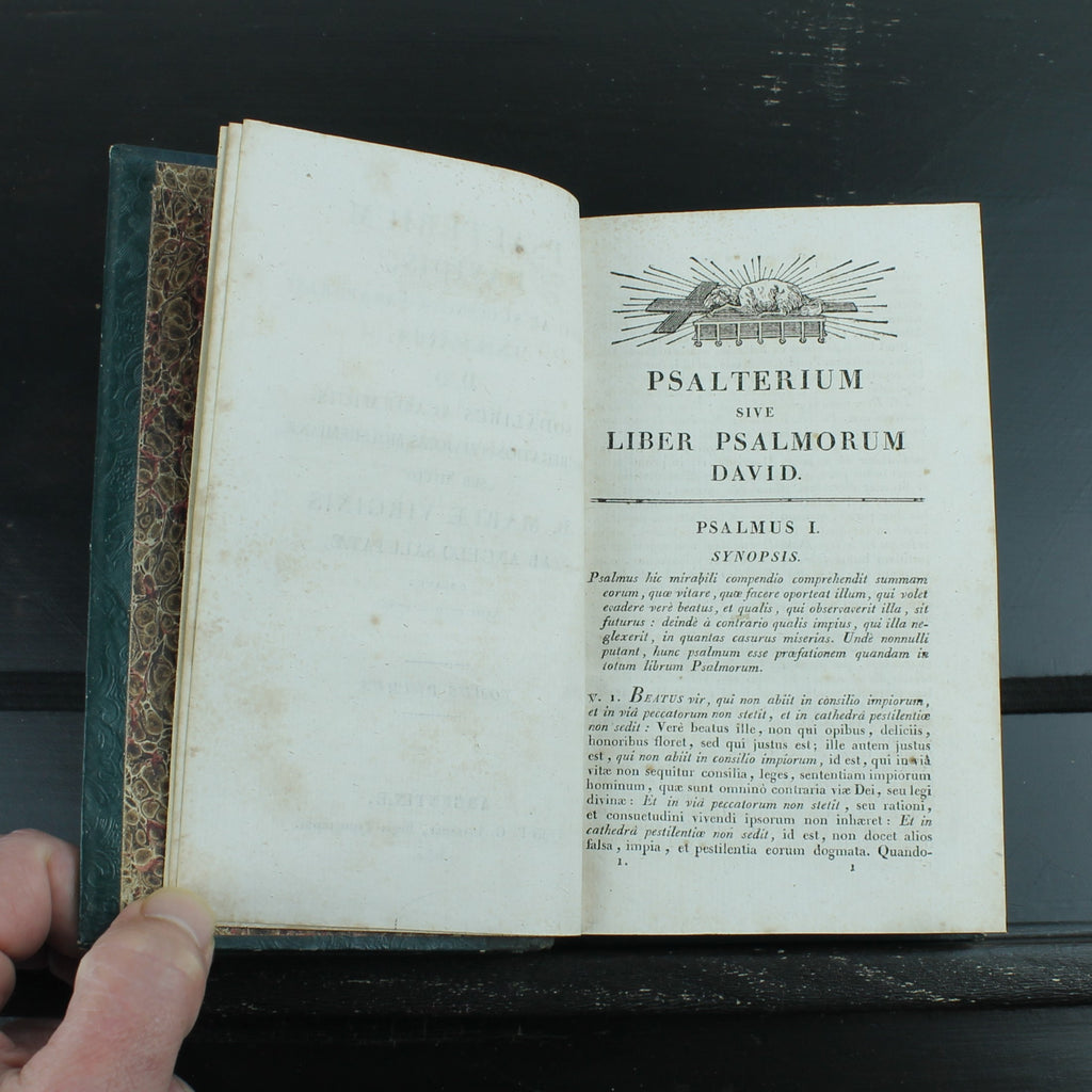 Psalterium Davidis - Antique Latin Psalter - F. G. Levrault, Strasbourg 1830