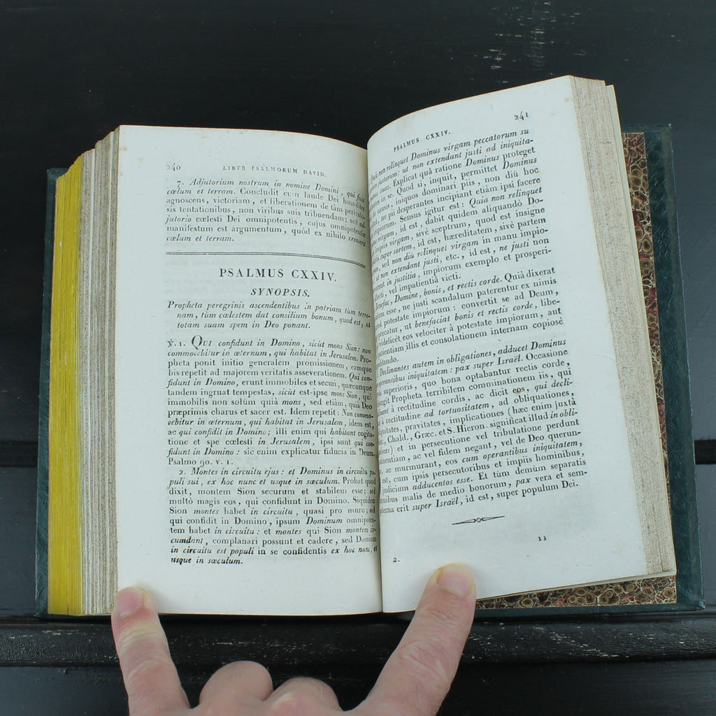Psalterium Davidis - Antique Latin Psalter - F. G. Levrault, Strasbourg 1830