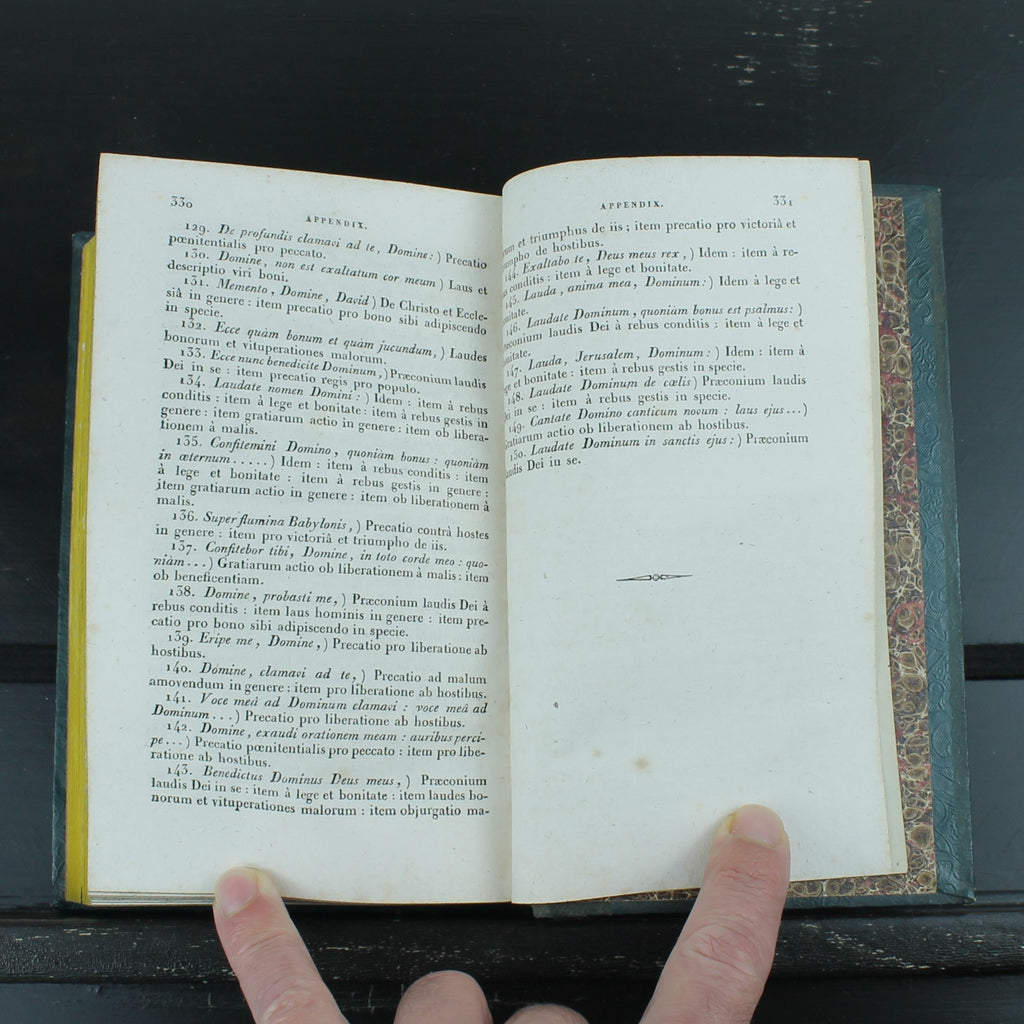 Psalterium Davidis - Antique Latin Psalter - F. G. Levrault, Strasbourg 1830
