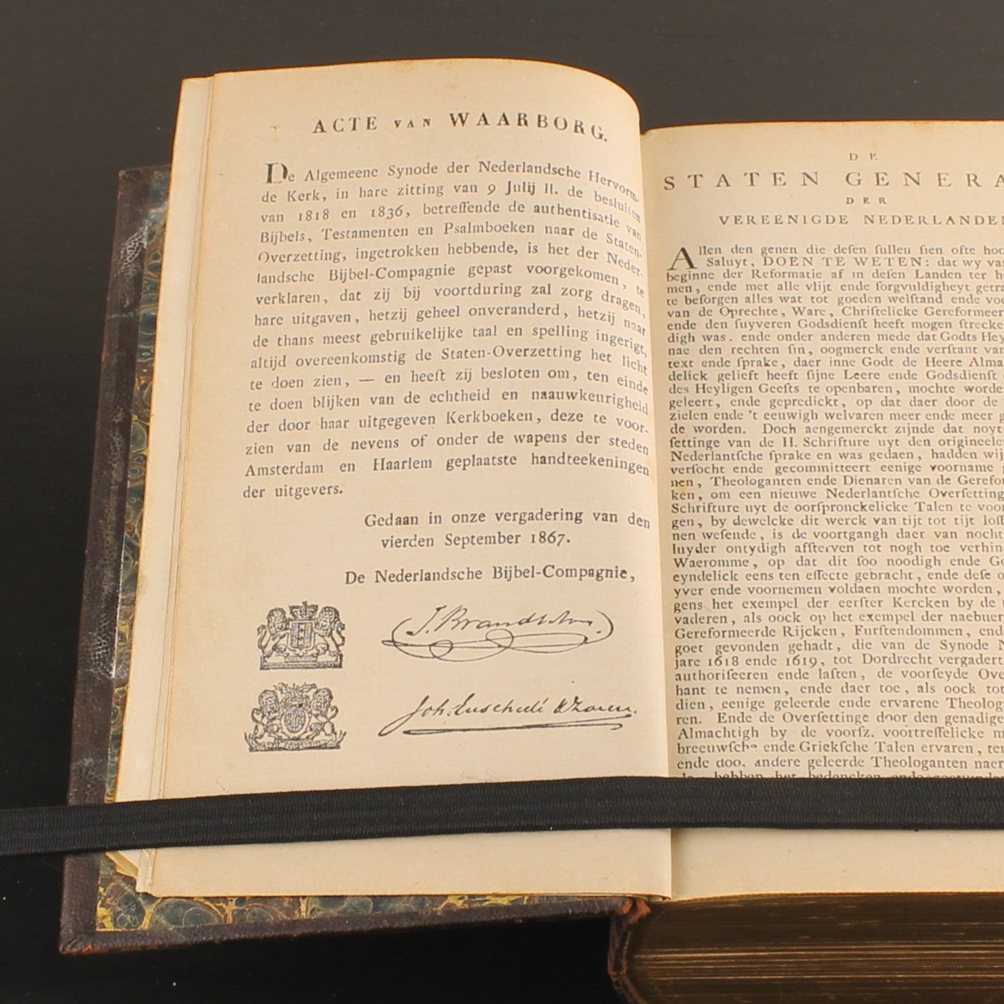 The New Testament 1884 – Statenvertaling – Antique Leather Bible with Gilt Edges