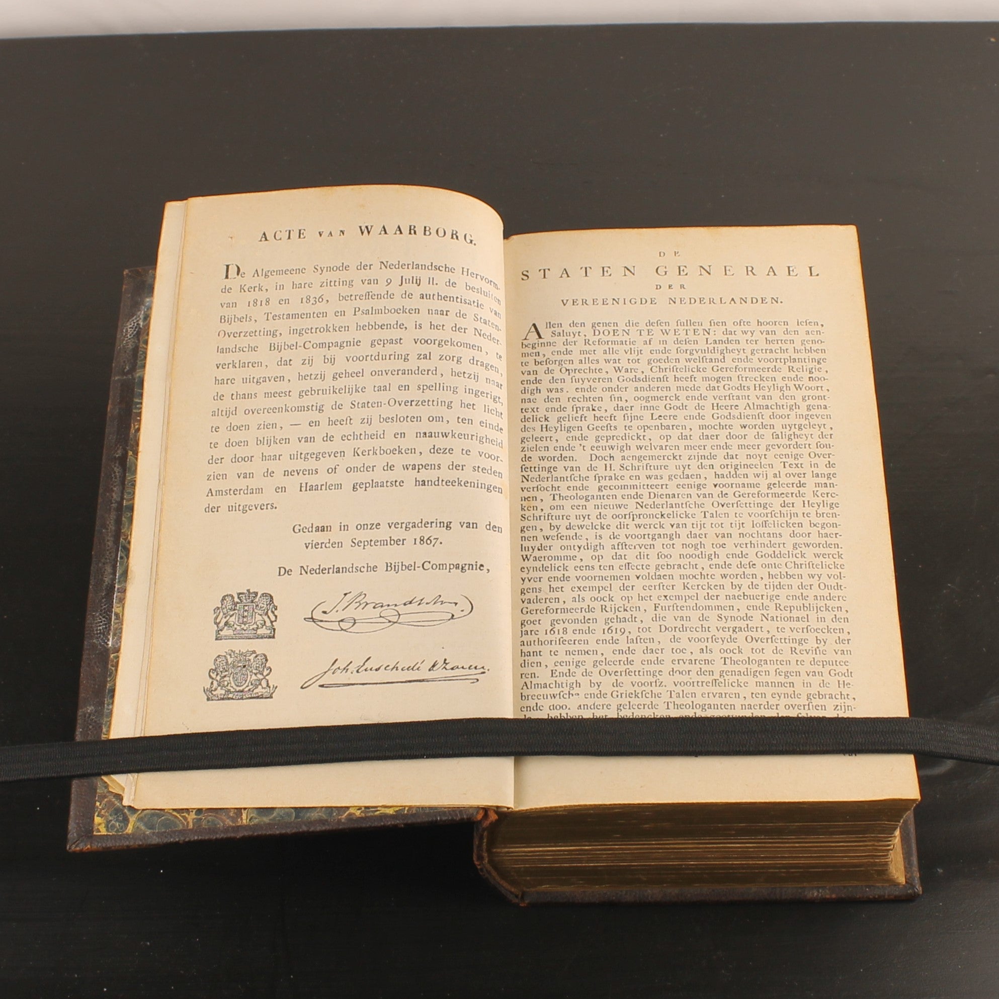 The New Testament 1884 – Statenvertaling – Antique Leather Bible with Gilt Edges