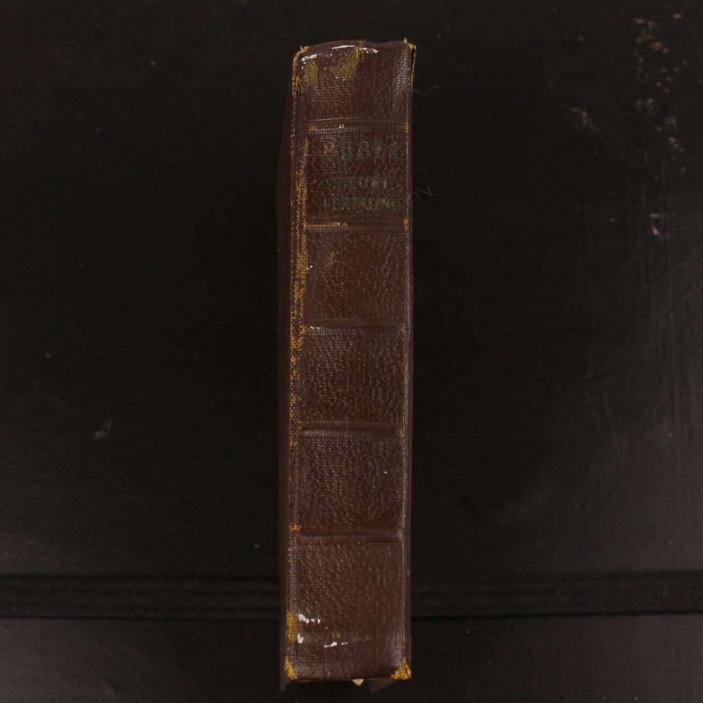 Bibel | NBG-Übersetzung 1951 | Vintage-Bibelchen mit Goldrand und historischem Einlegeblatt