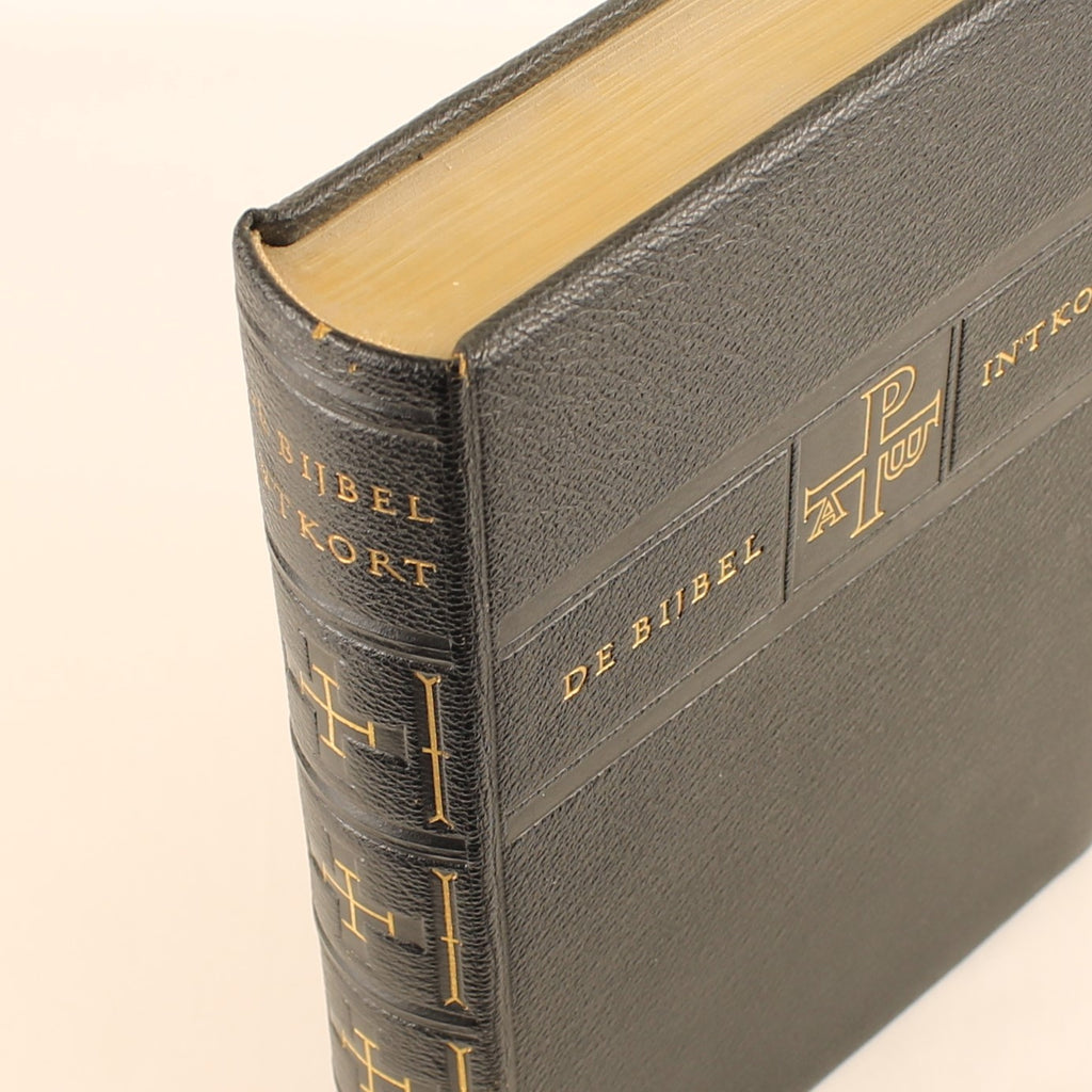 De Bijbel in ’t Kort (1963) – Luxe Goudsnede Editie – Nederlandse Boekenclub
