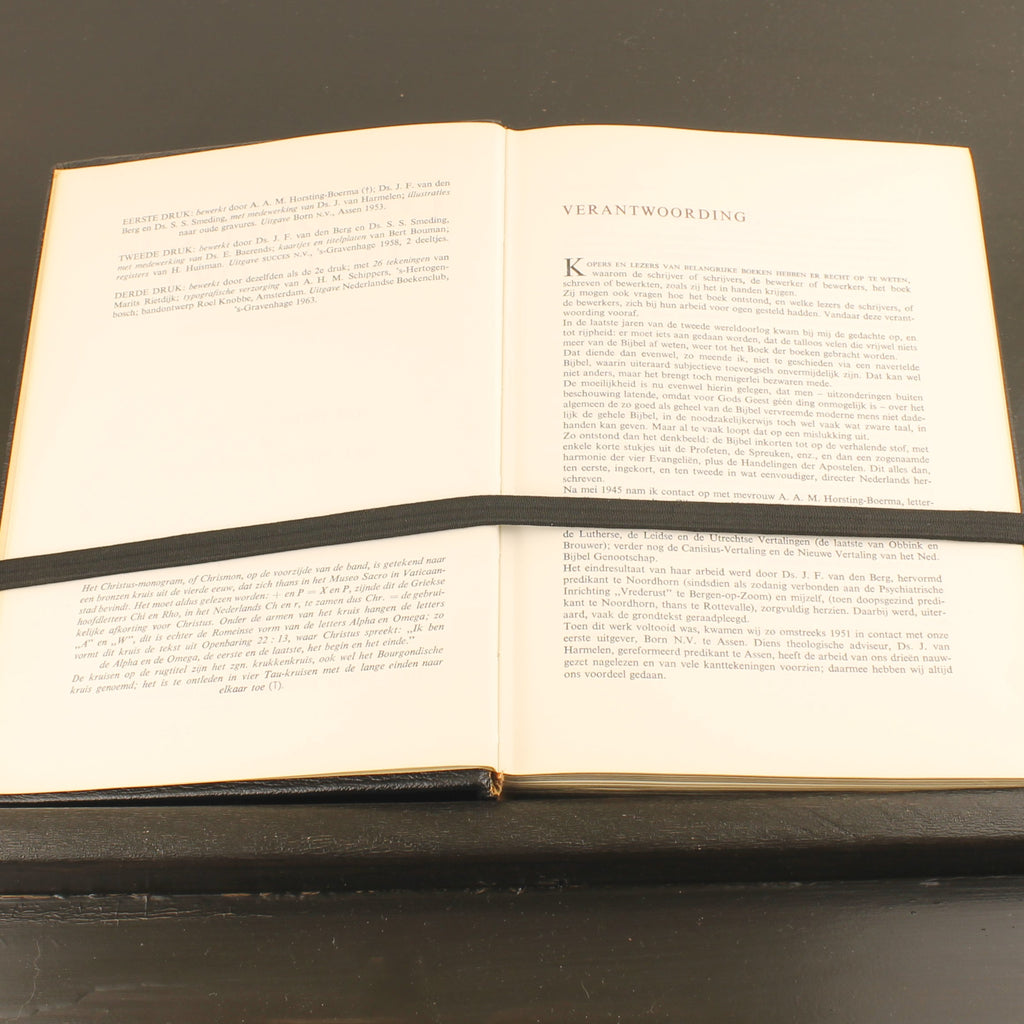 De Bijbel in ’t Kort (1963) – Luxe Goudsnede Editie – Nederlandse Boekenclub