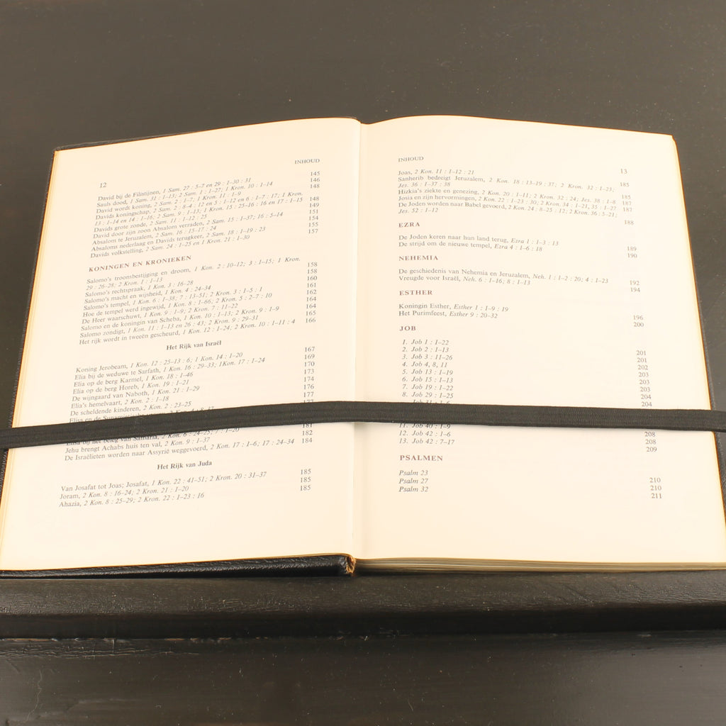 De Bijbel in ’t Kort (1963) – Luxe Goudsnede Editie – Nederlandse Boekenclub
