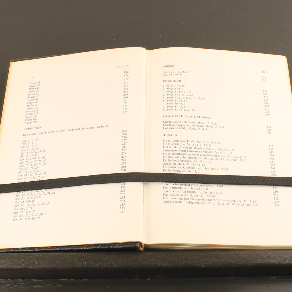 De Bijbel in ’t Kort (1963) – Luxe Goudsnede Editie – Nederlandse Boekenclub
