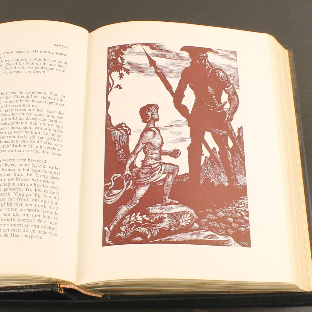 De Bijbel in ’t Kort (1963) – Luxe Goudsnede Editie – Nederlandse Boekenclub