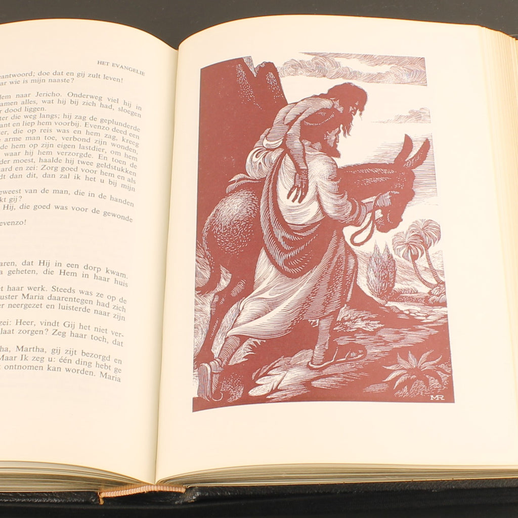 De Bijbel in ’t Kort (1963) – Luxe Goudsnede Editie – Nederlandse Boekenclub