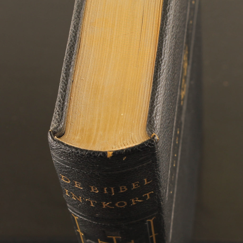 De Bijbel in ’t Kort (1963) – Luxe Goudsnede Editie – Nederlandse Boekenclub